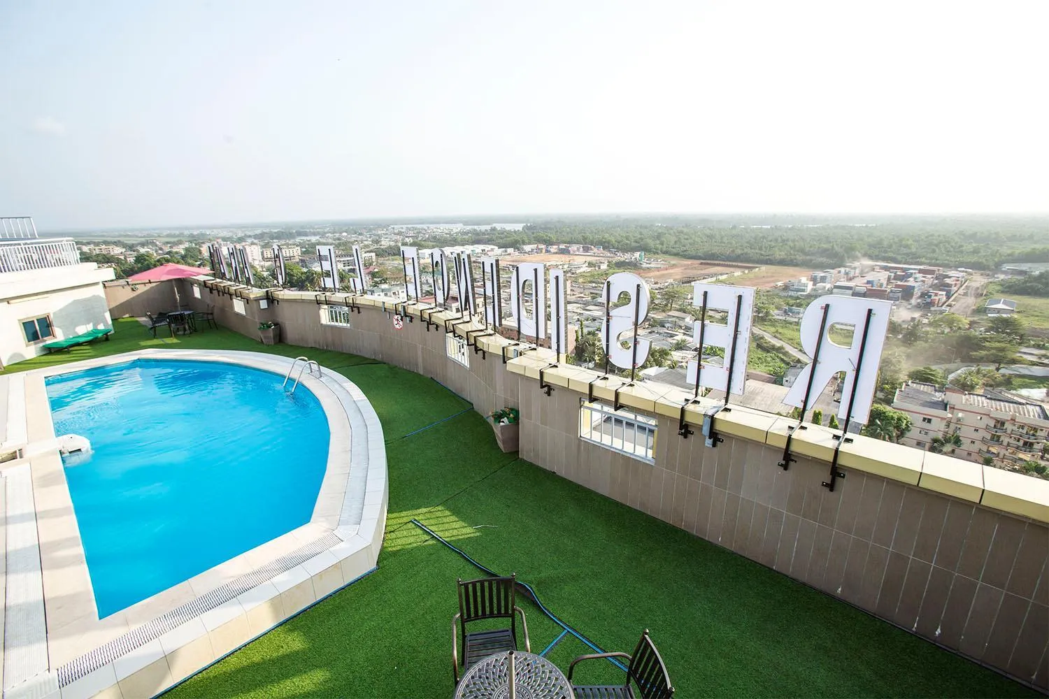 Balcony/Terrace in Residence Le Carat Bonapriso