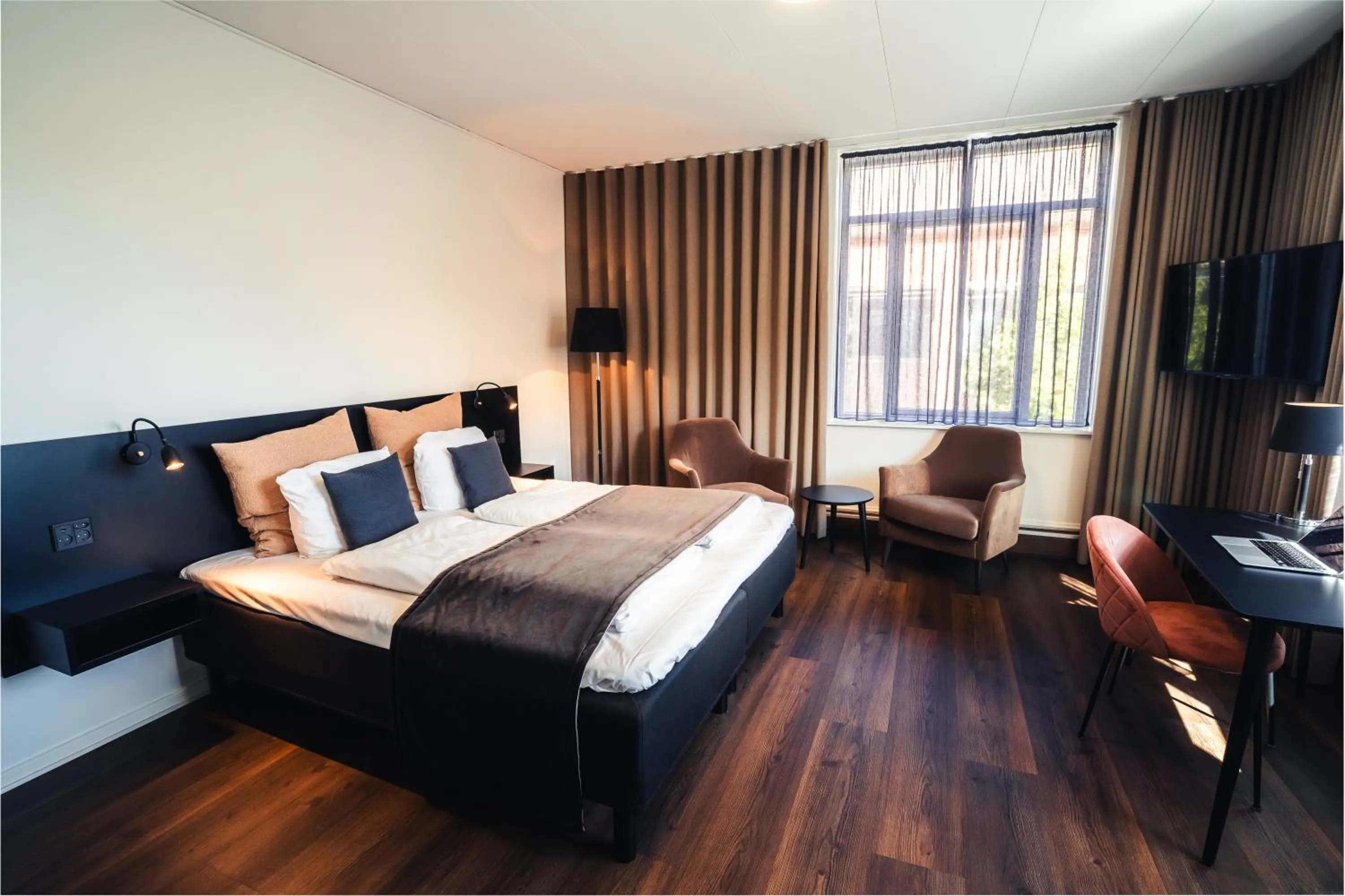 Bed in Struer Grand Hotel