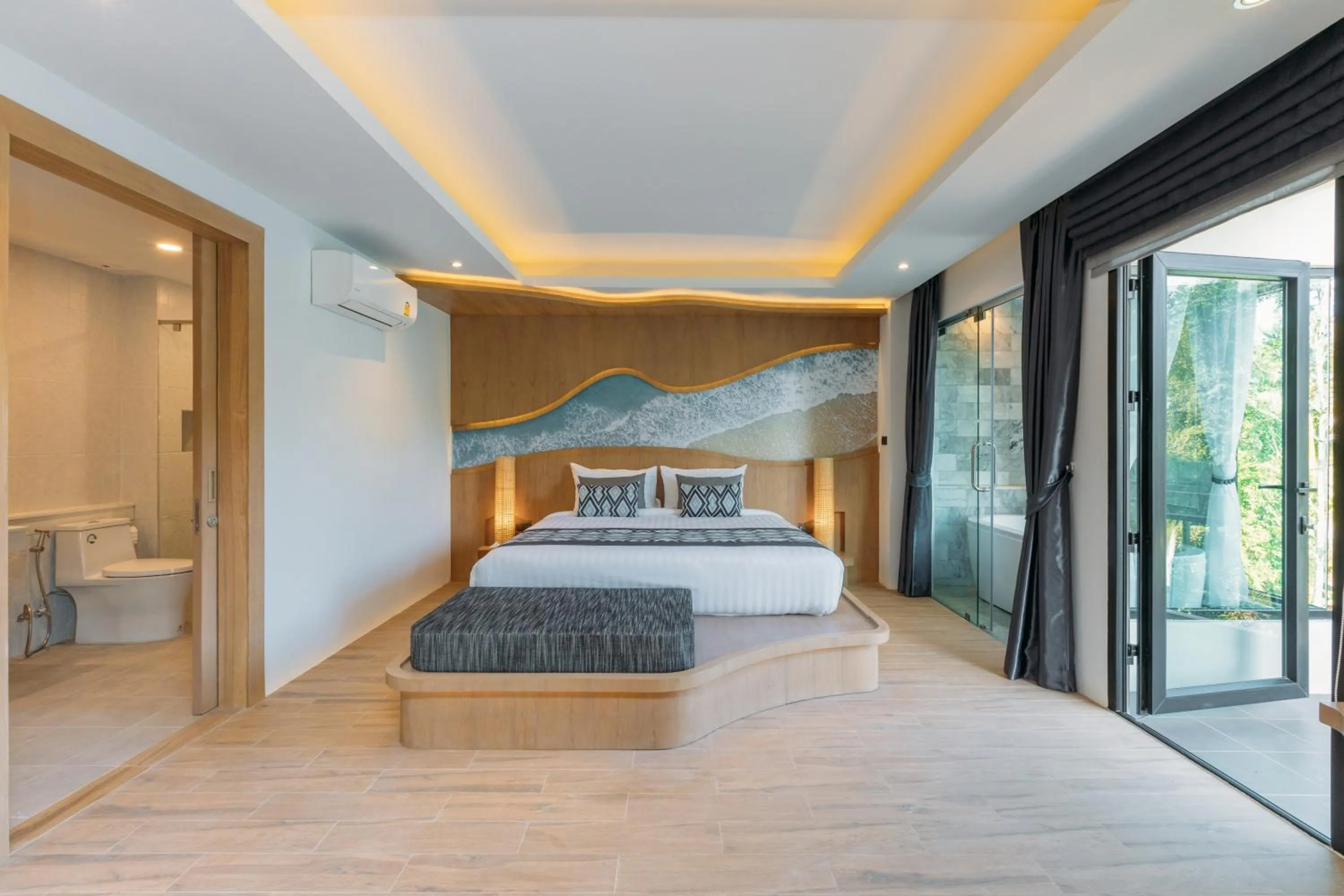 Bed in Baan Taranya Koh Yao Yai Resort