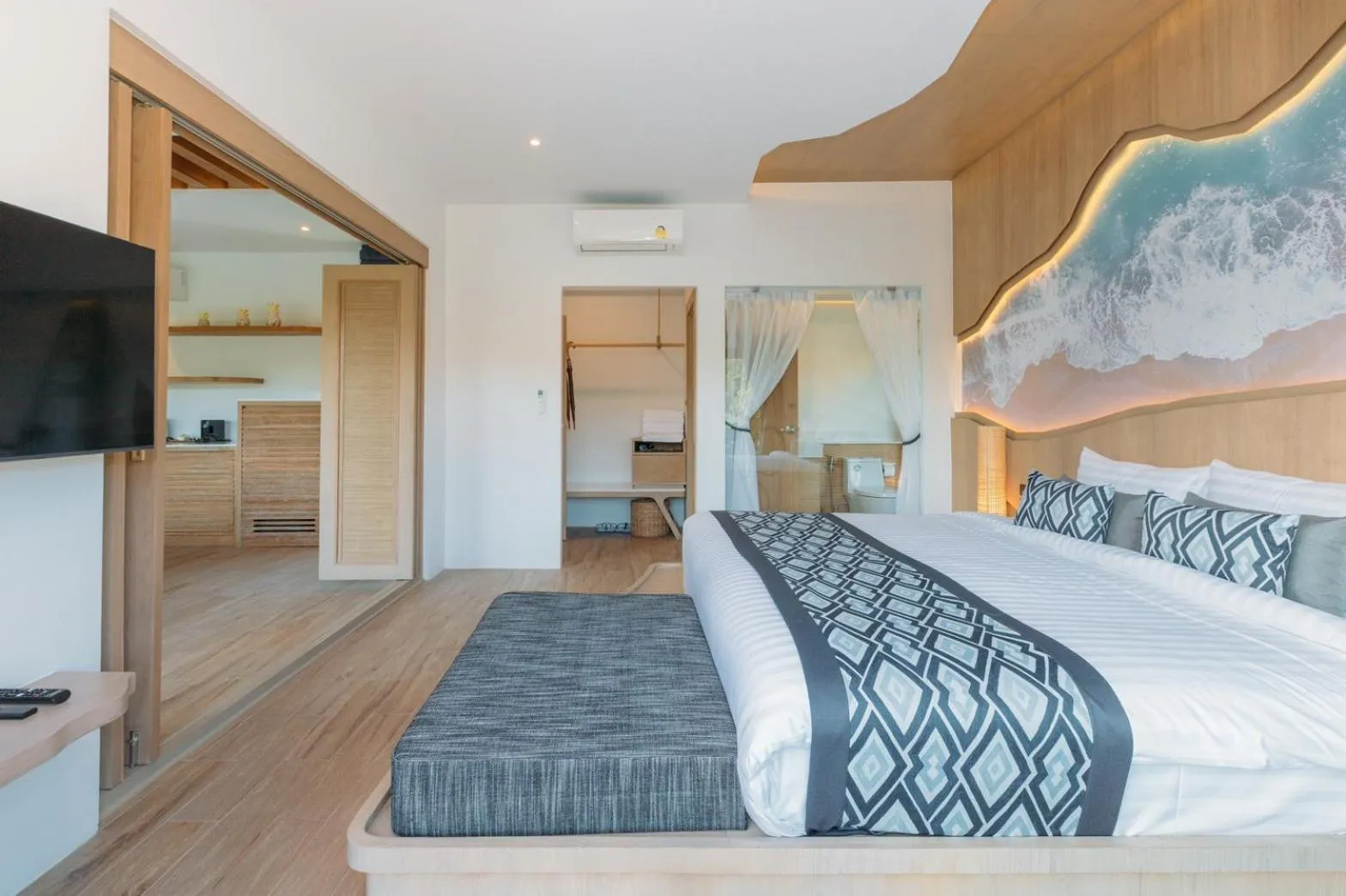 Bed in Baan Taranya Koh Yao Yai Resort