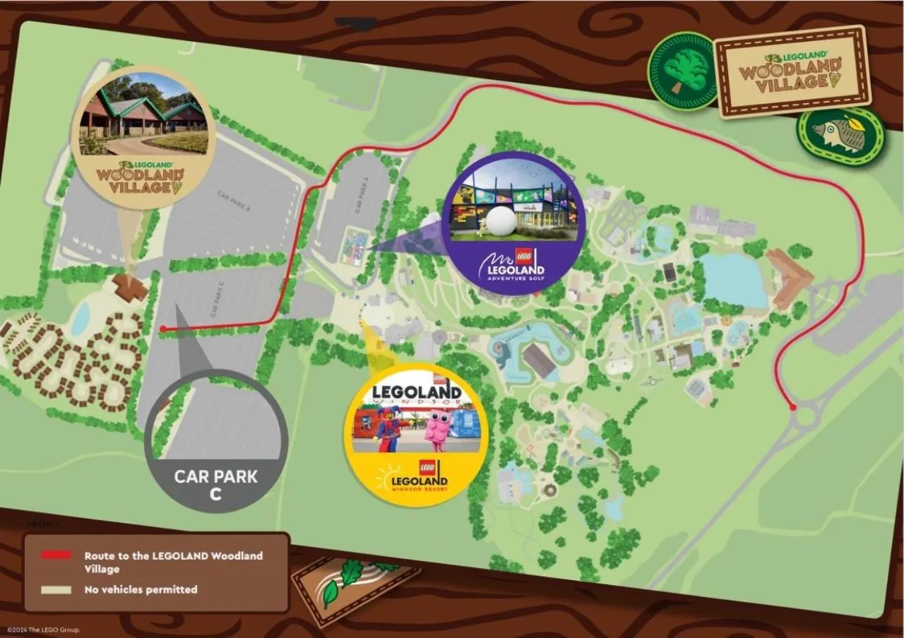 Location in LEGOLAND(R) Windsor Resort