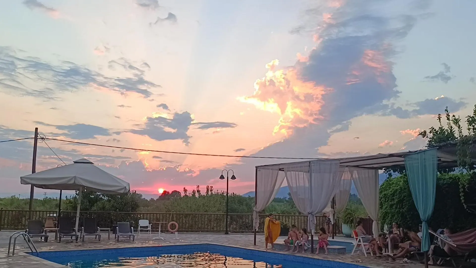 Swimming pool in Seralis Pelion