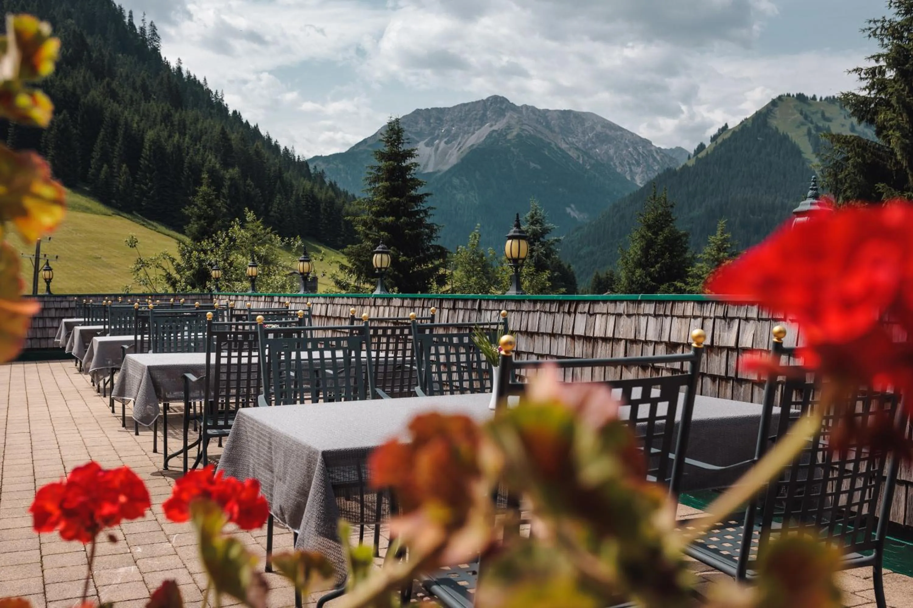 Seating area in Hotel Rotlechhof