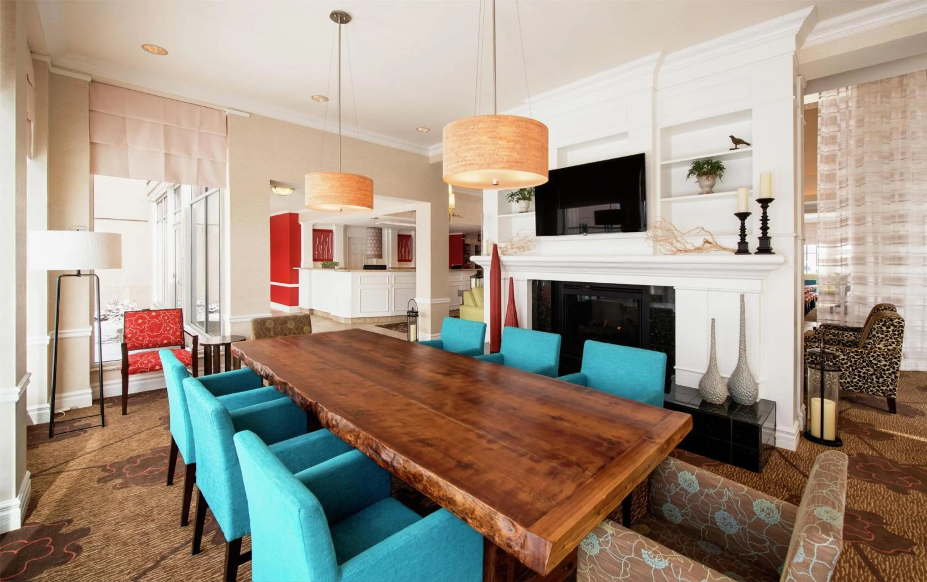 Lobby or reception in Hilton Garden Inn West Edmonton