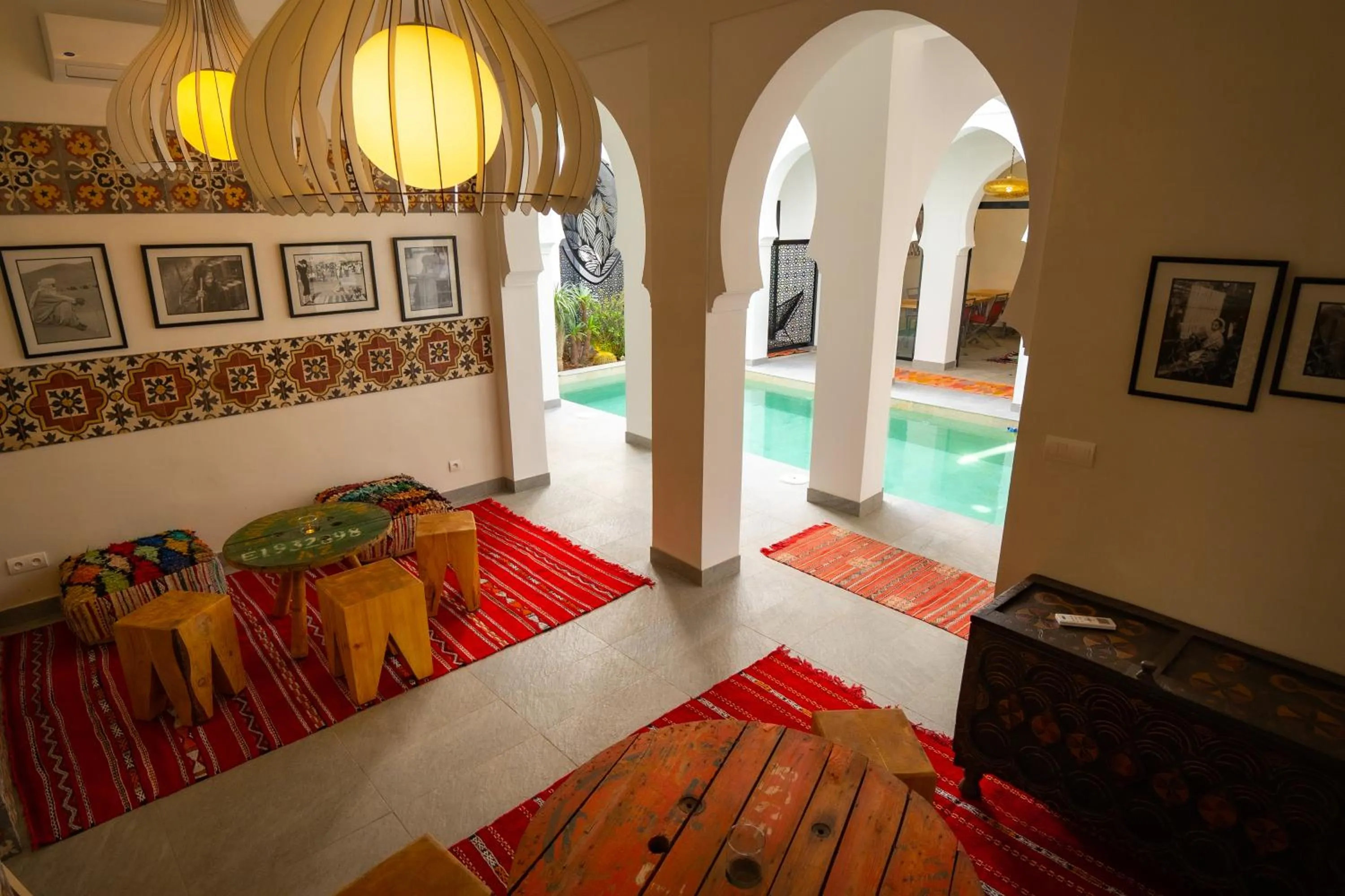Seating area, Bed in Riad Shanima SPA Marrakech
