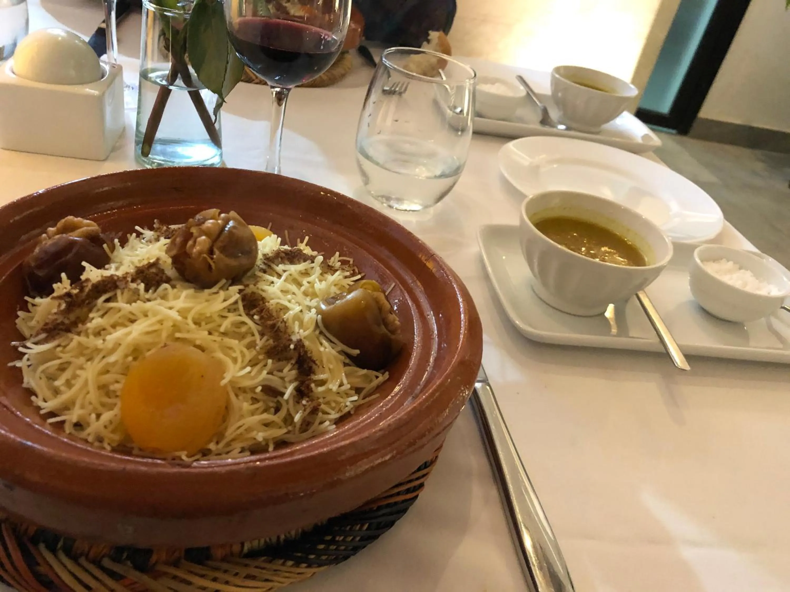 Food and drinks in Riad Shanima SPA Marrakech