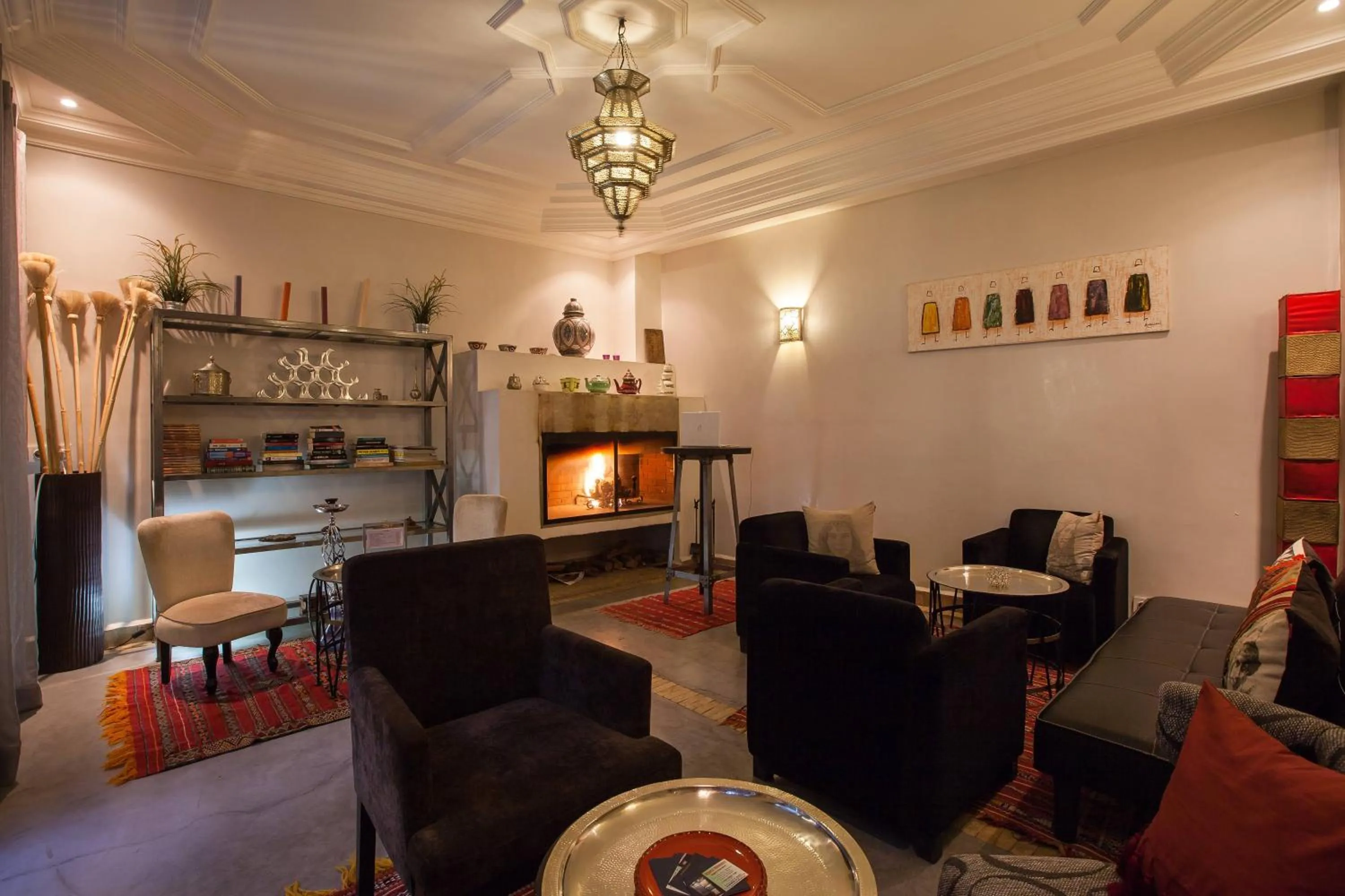 Lounge or bar in Riad Shanima SPA Marrakech