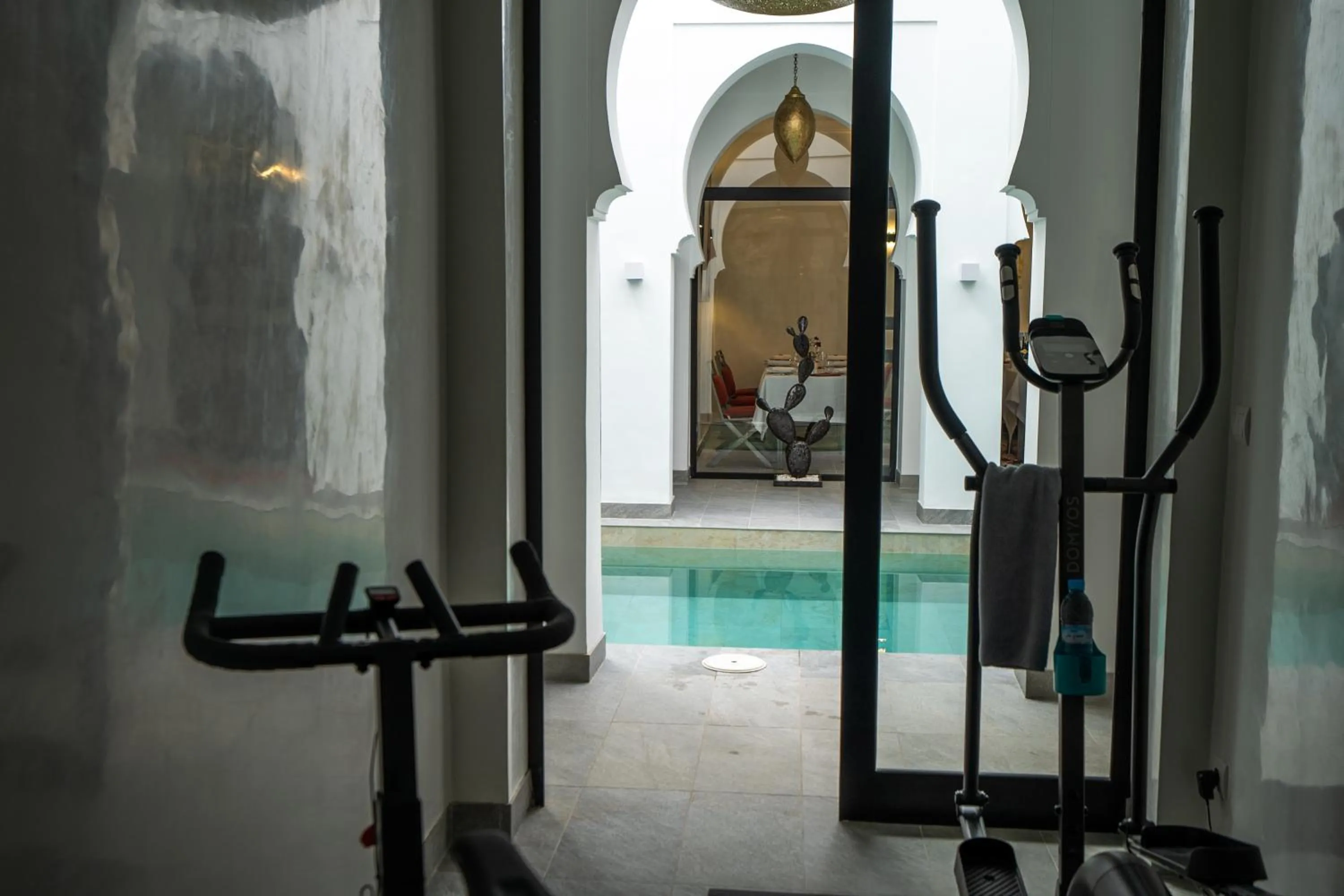 Fitness centre/facilities in Riad Shanima SPA Marrakech