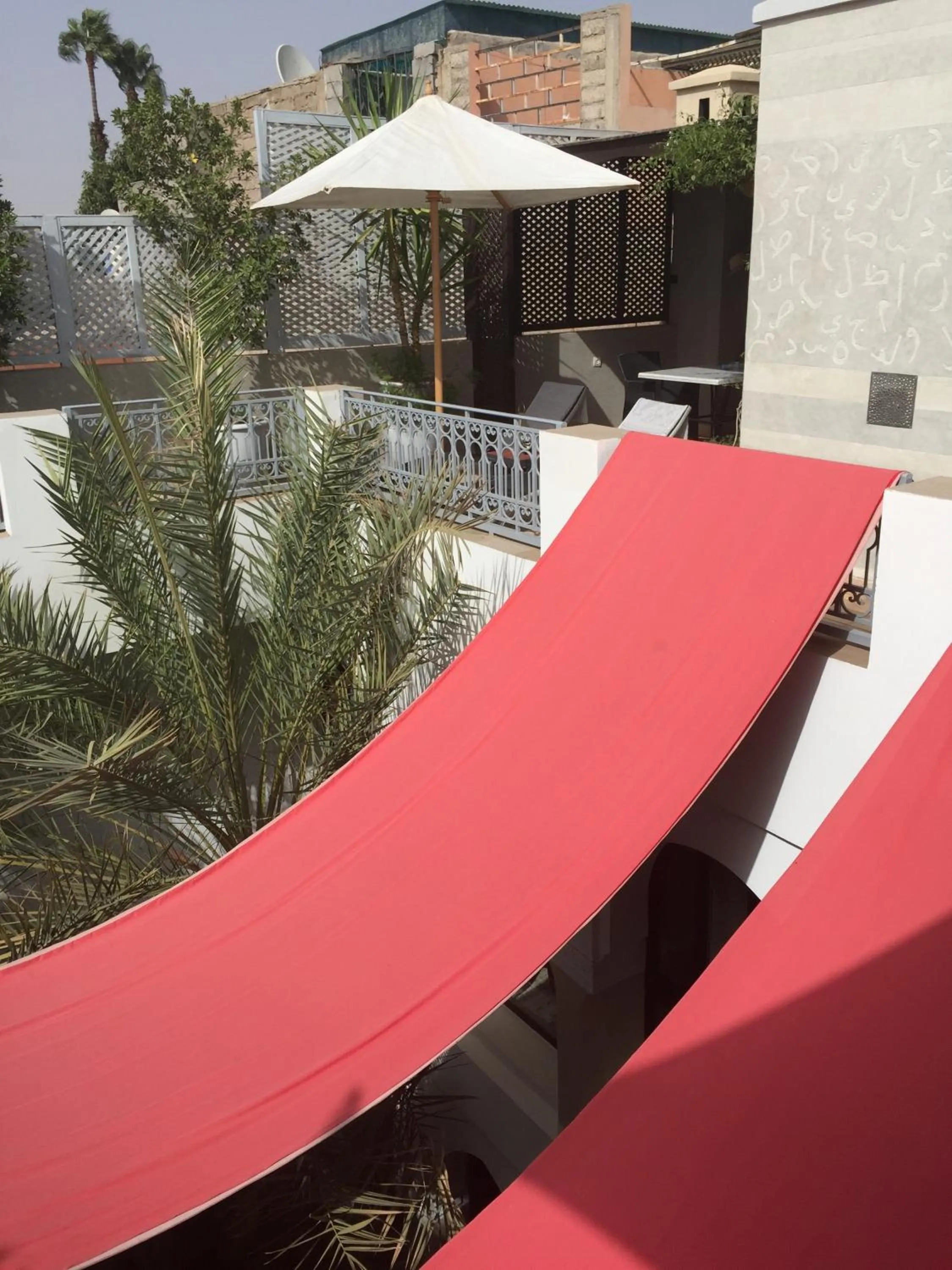 Balcony/Terrace in Riad Shanima SPA Marrakech