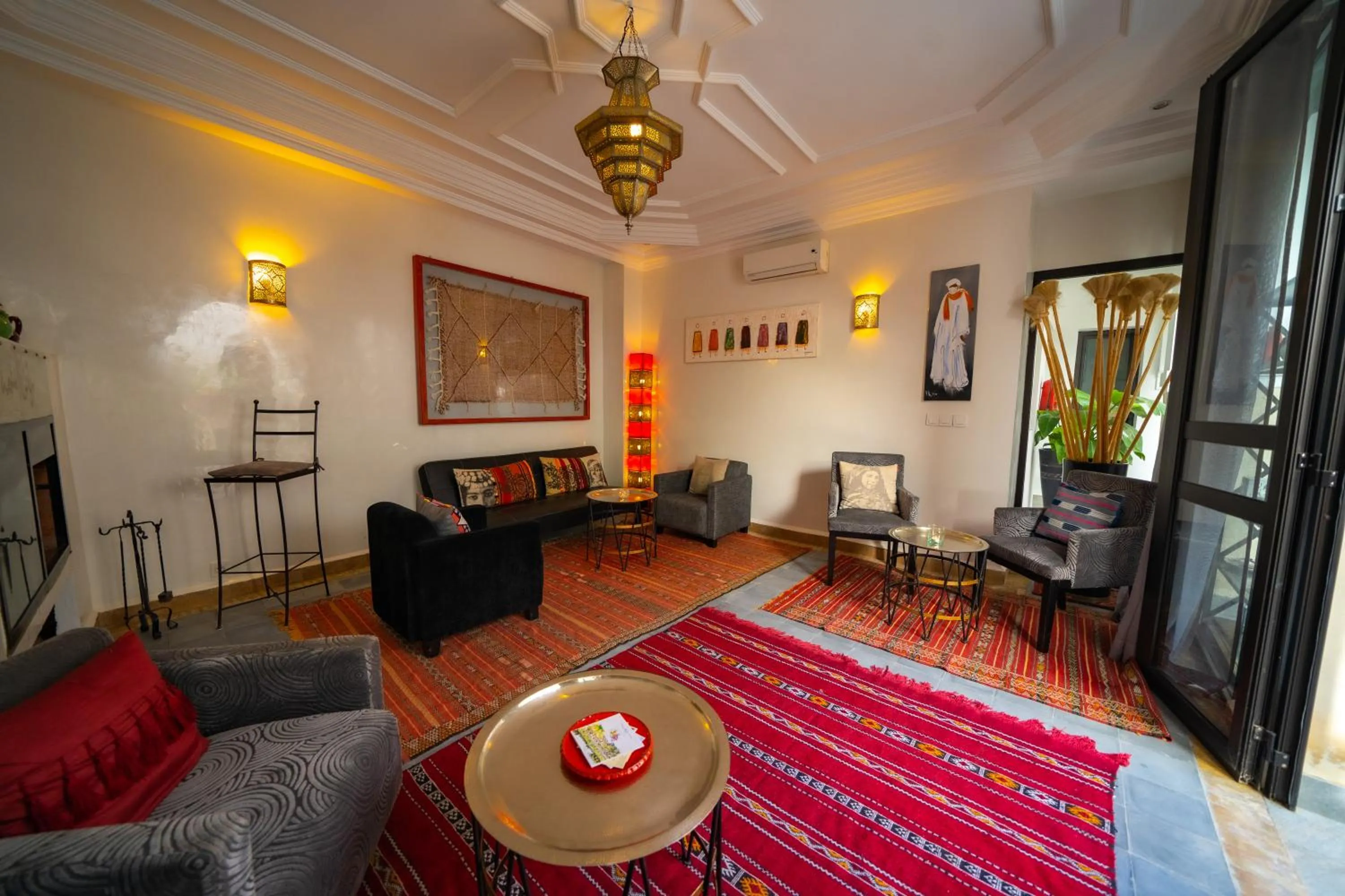 Living room in Riad Shanima SPA Marrakech