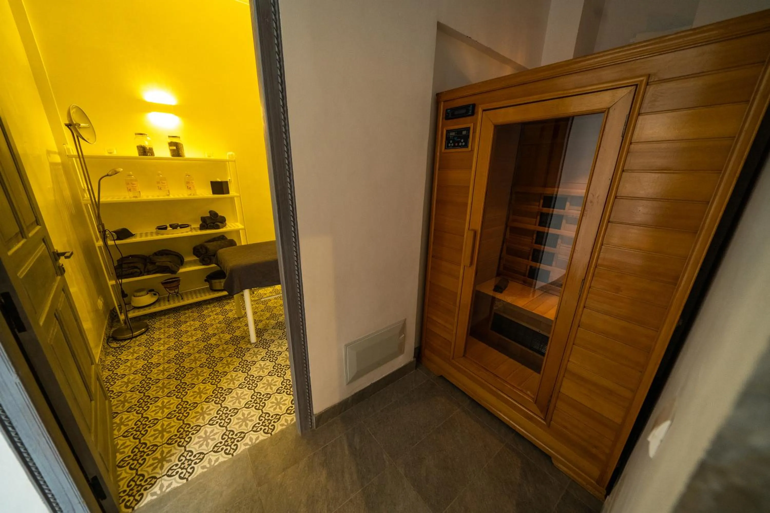 Sauna in Riad Shanima SPA Marrakech