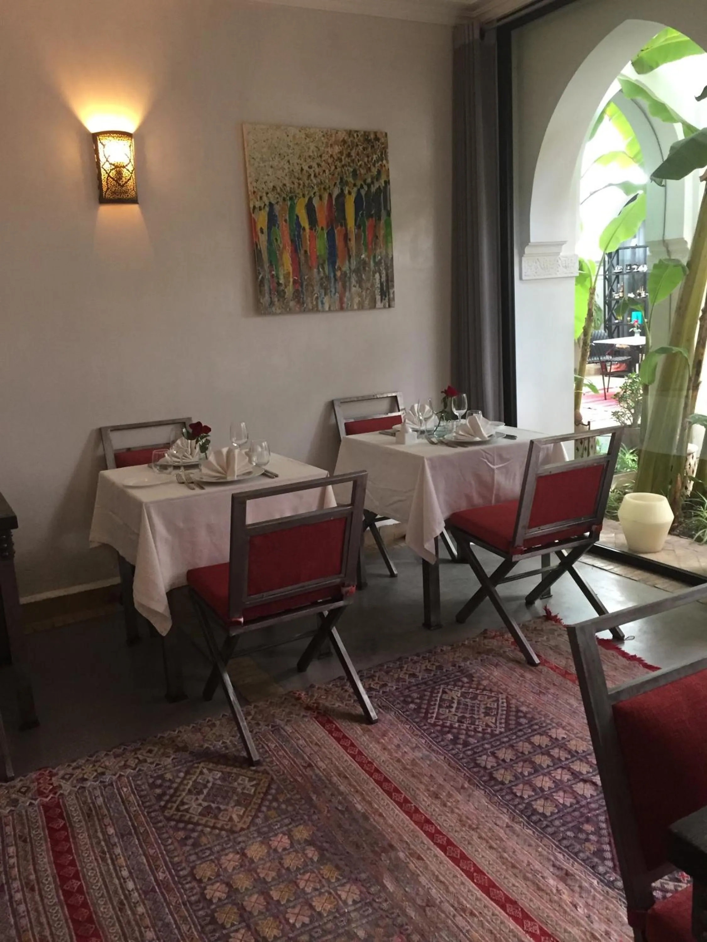 Restaurant/places to eat in Riad Shanima SPA Marrakech