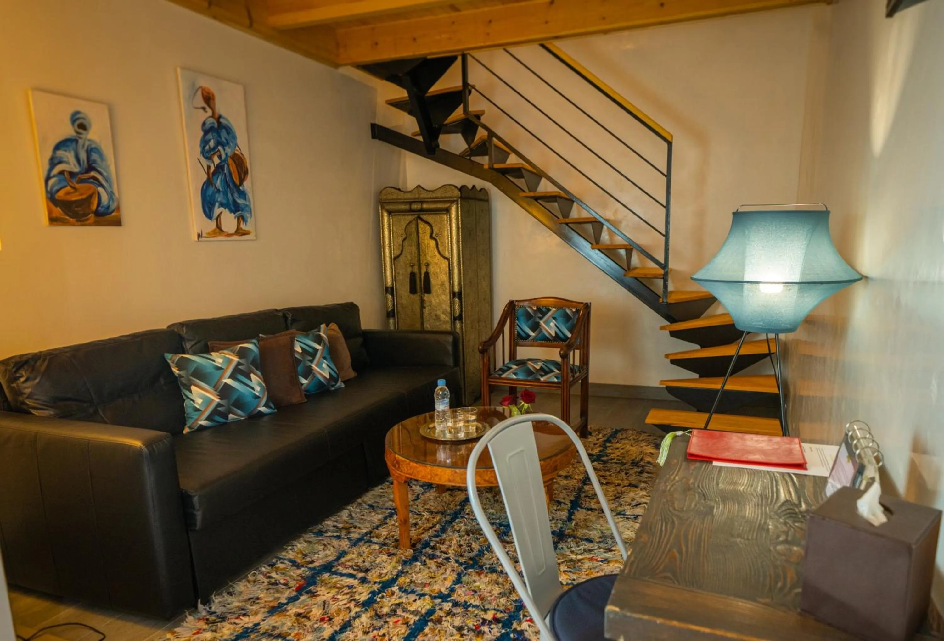 Seating area in Riad Shanima SPA Marrakech