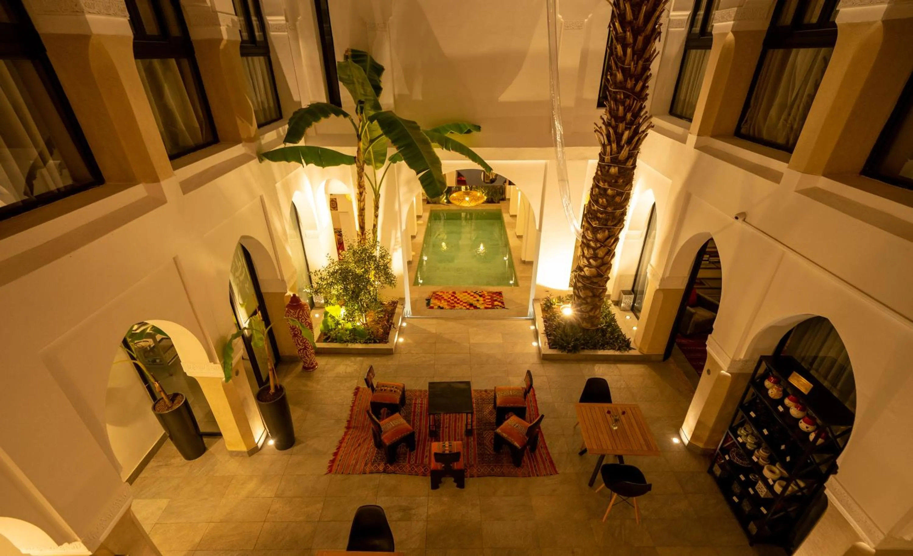Area and facilities in Riad Shanima SPA Marrakech