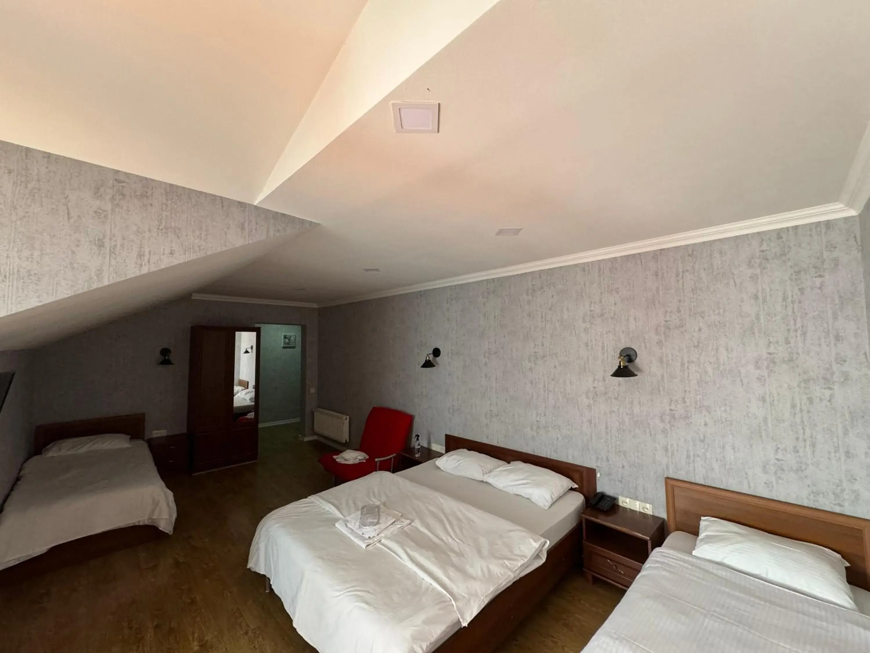Quadruple Room with Balcony in Hotel Kalanga Quadruple Room with Balcony in Hotel Kalanga