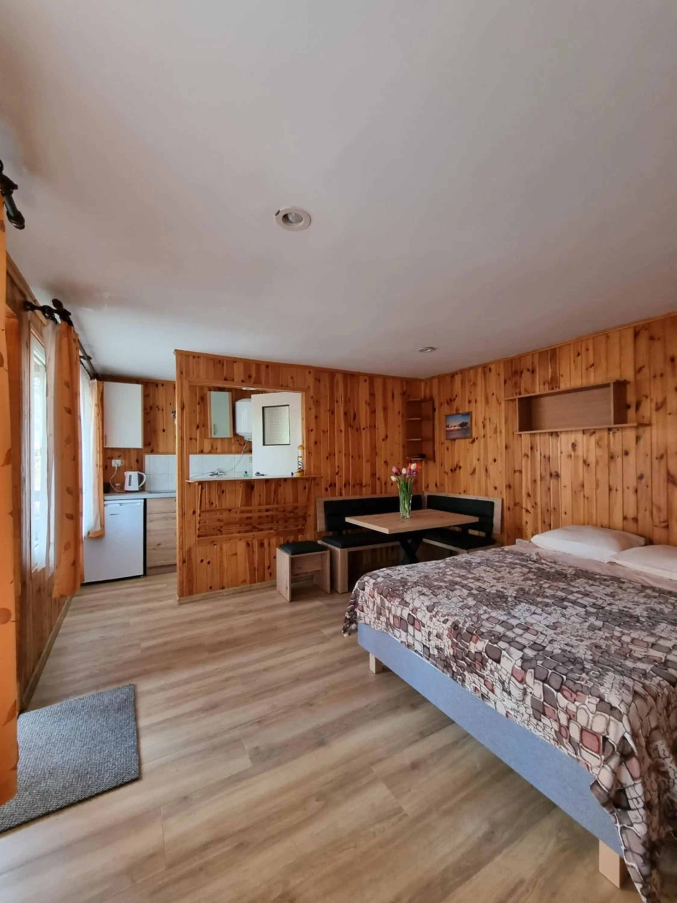 Kitchen or kitchenette, Bed in OW Gabi