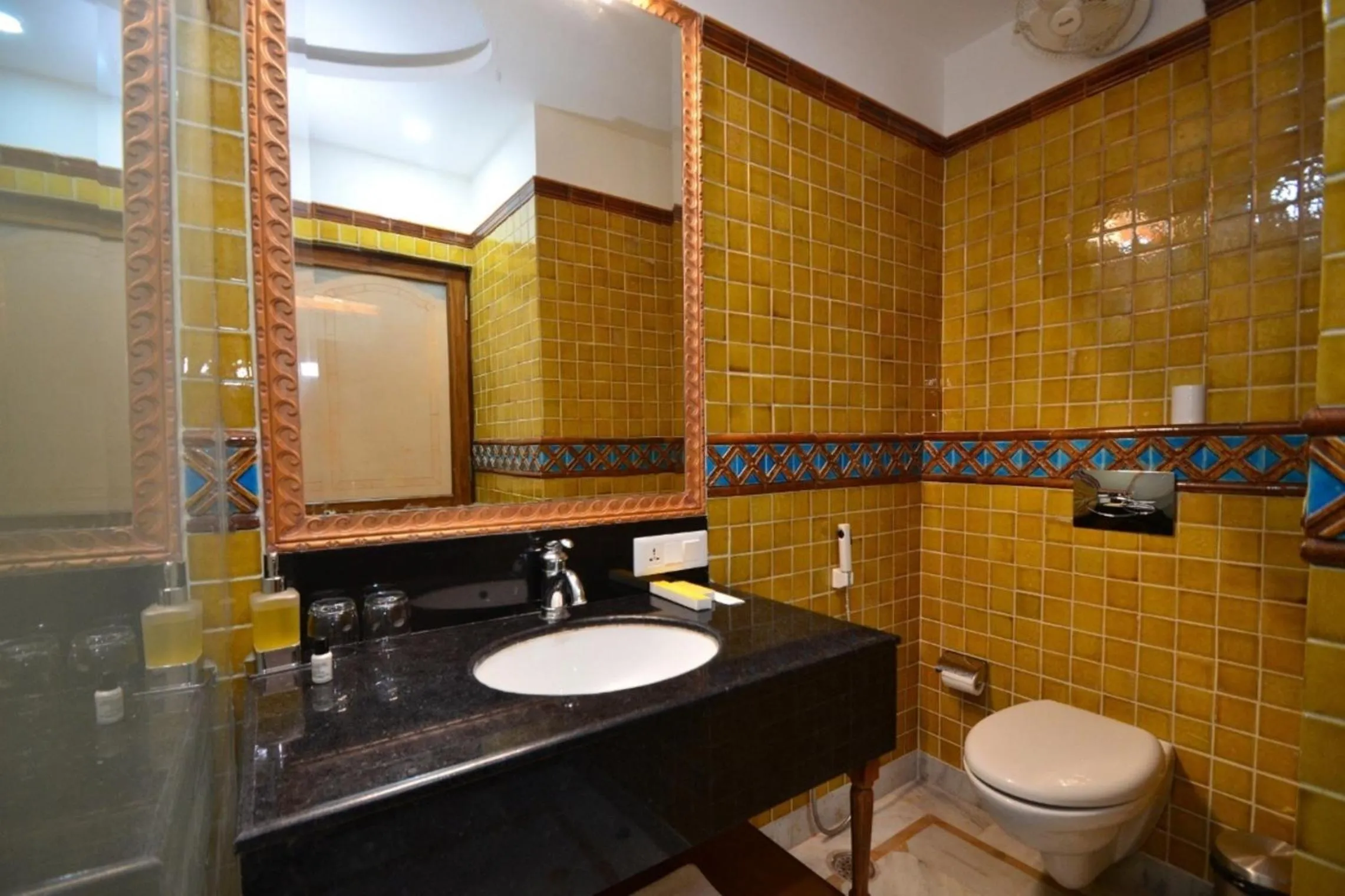 Bathroom in Nirbana Palace - A Heritage Hotel and Spa