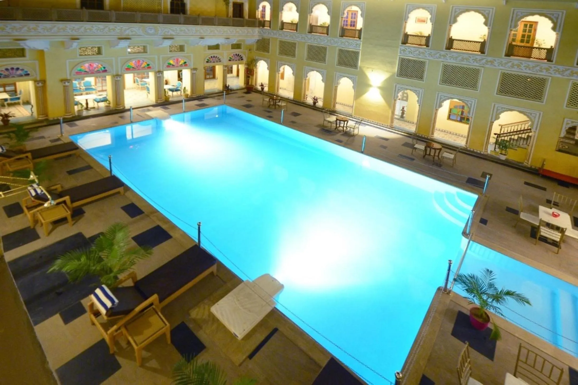 Swimming pool in Nirbana Palace - A Heritage Hotel and Spa
