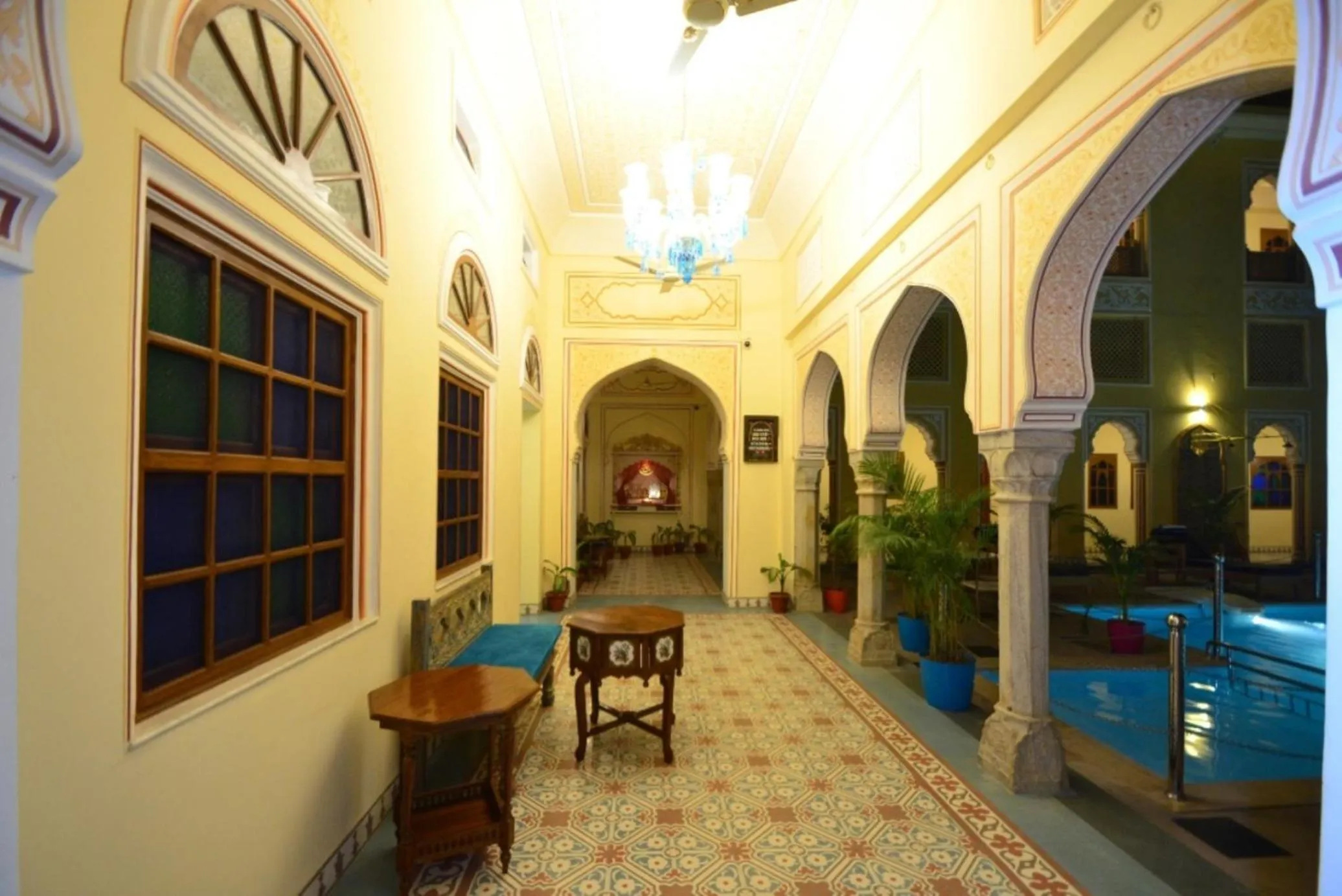 Lobby or reception in Nirbana Palace - A Heritage Hotel and Spa
