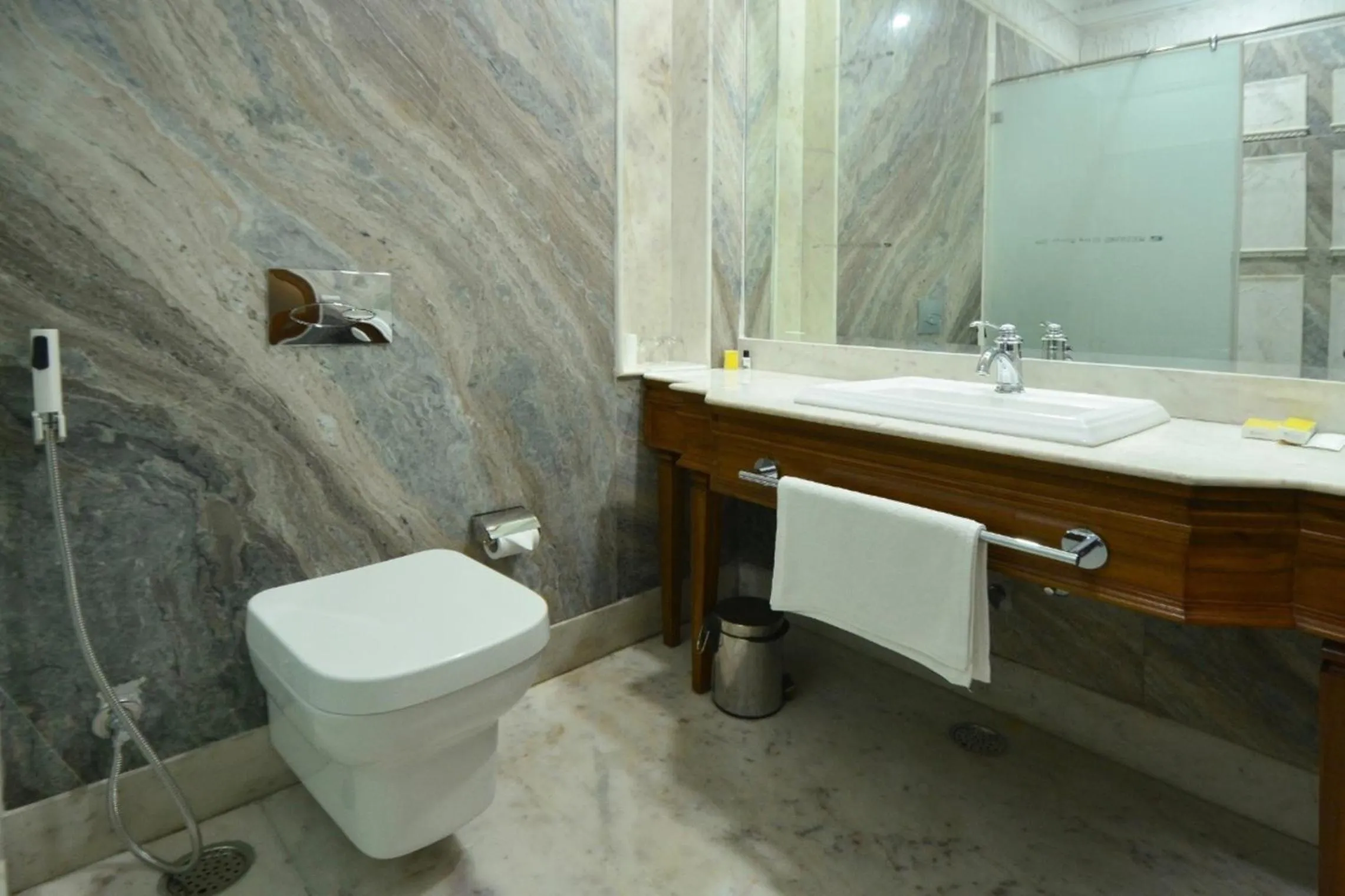 Bathroom in Nirbana Palace - A Heritage Hotel and Spa