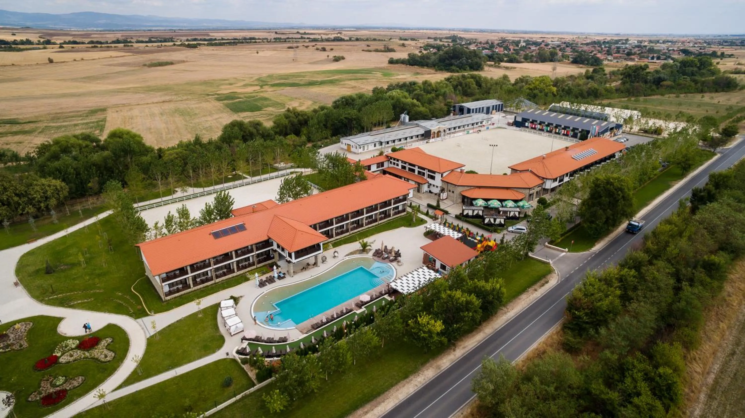 Bird's eye view in Boutique Complex Trakiets