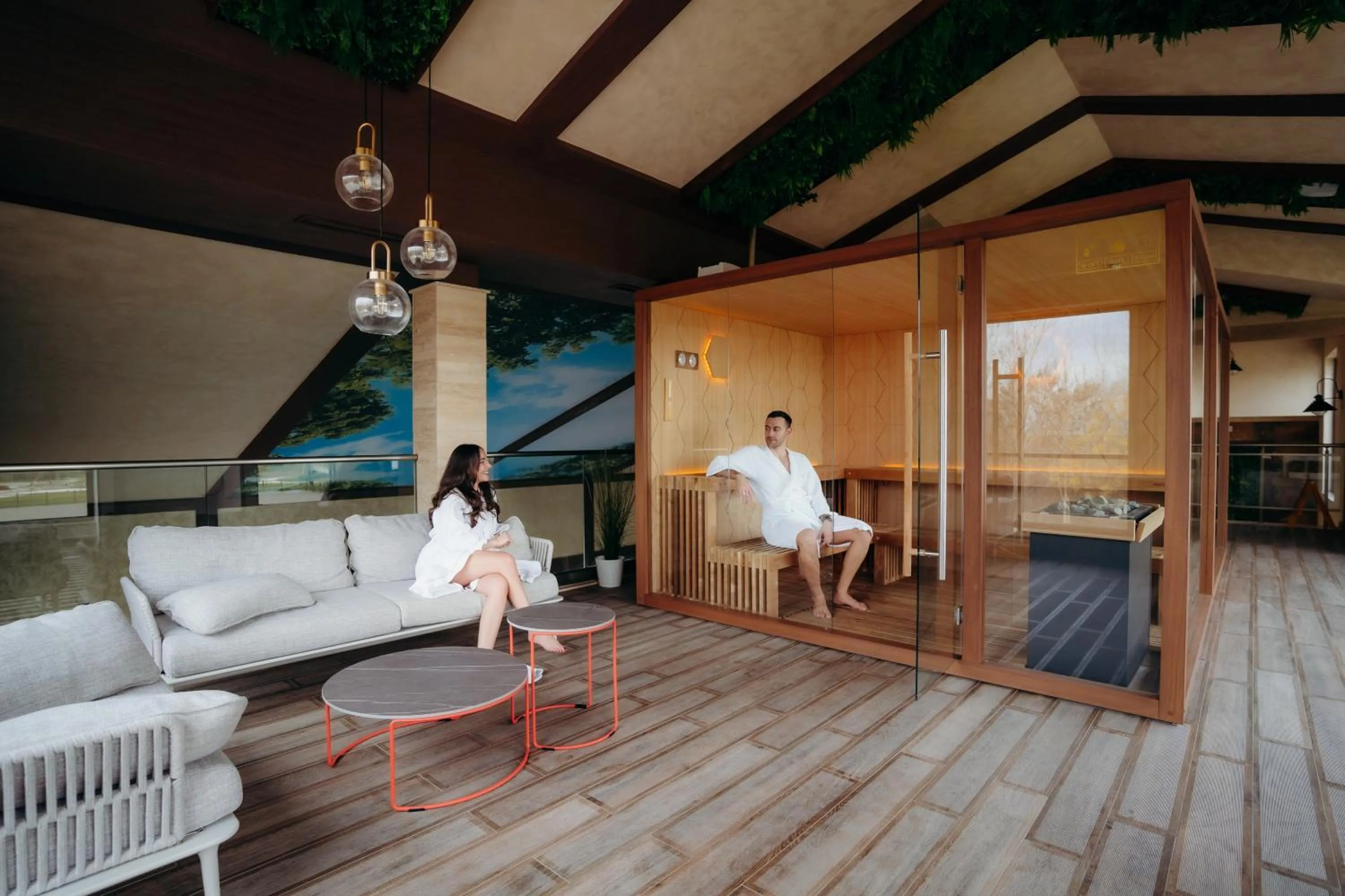 Sauna in Boutique Complex Trakiets