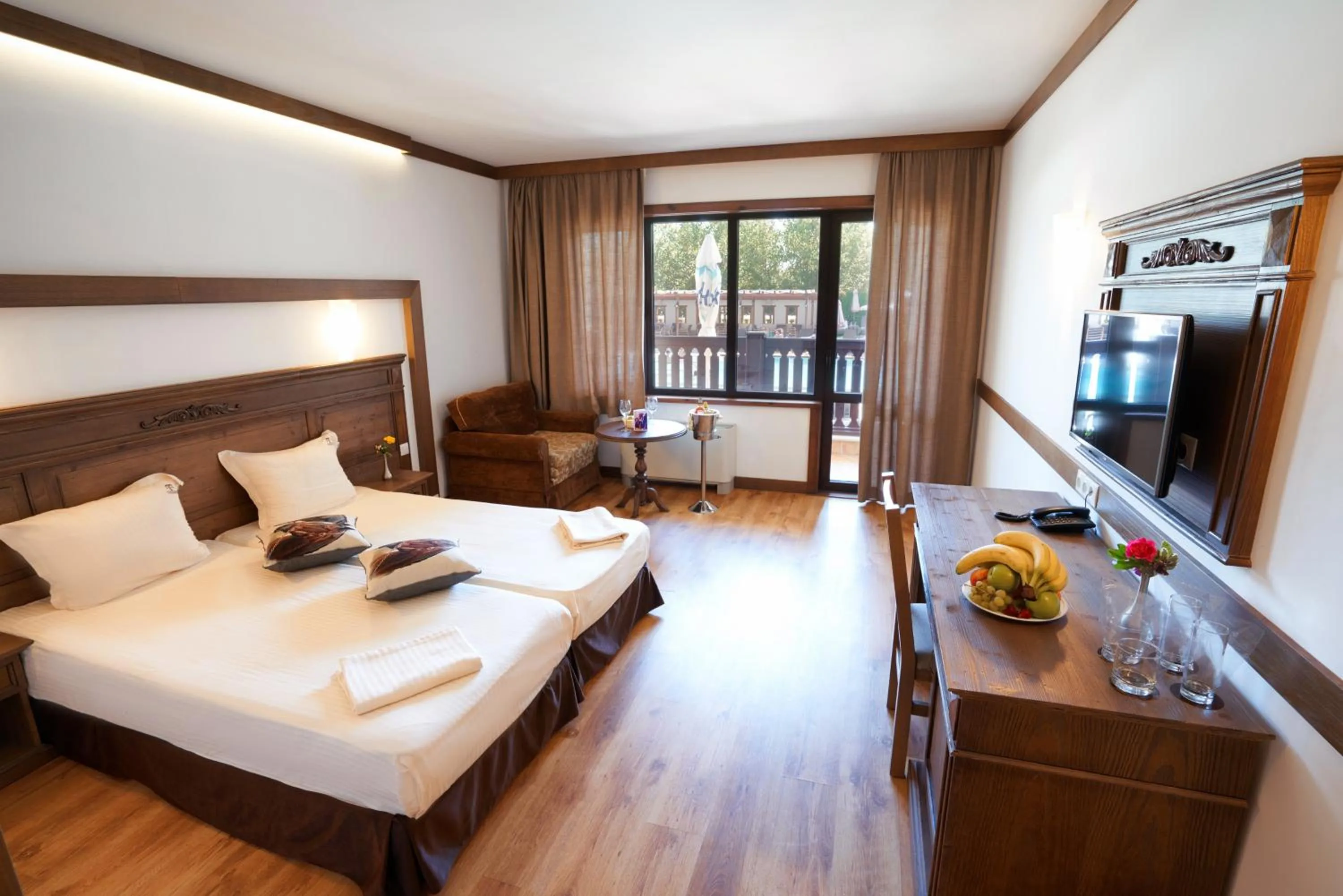 Photo of the whole room, Bed in Boutique Complex Trakiets