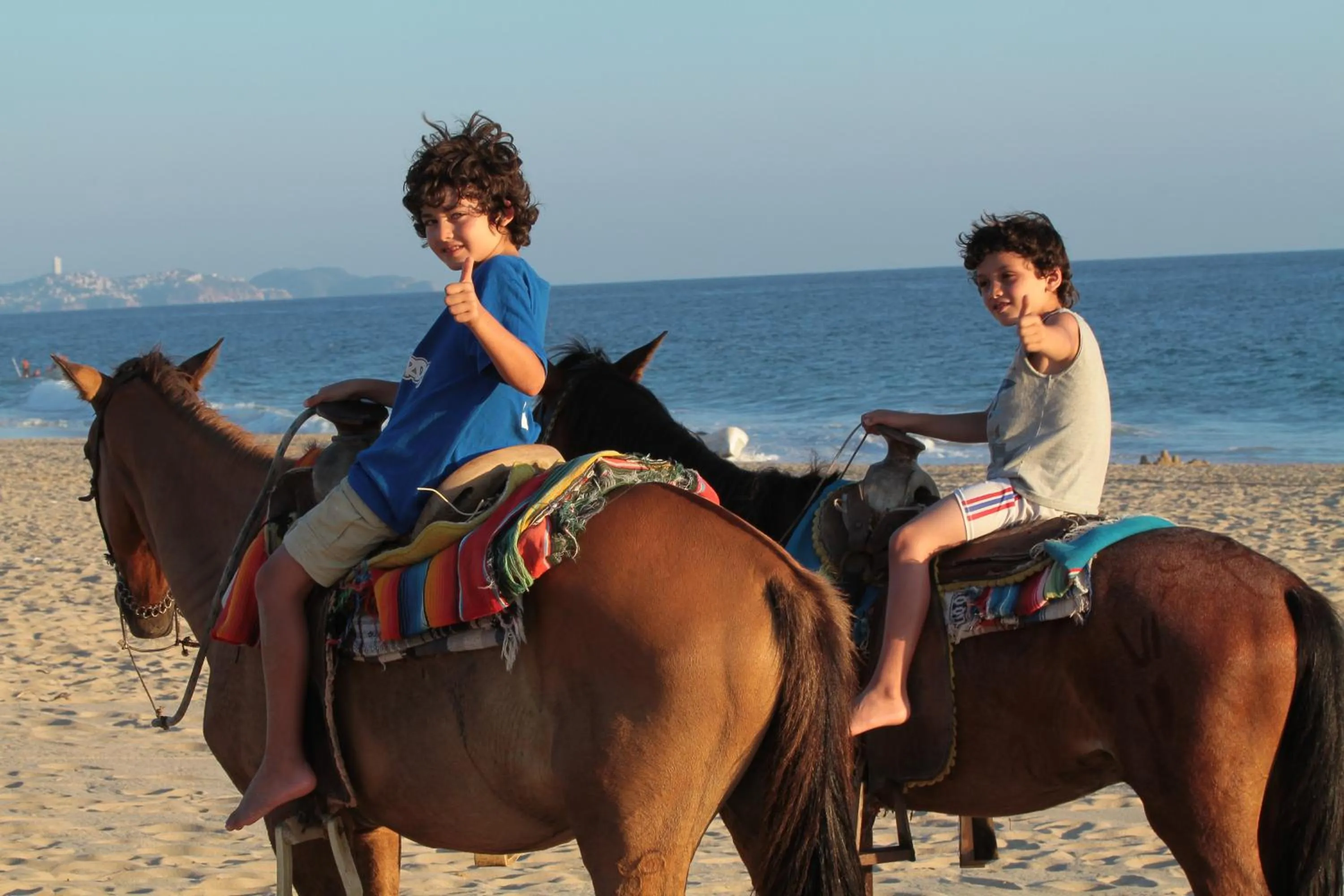 Horse-riding in Hotel Gilda