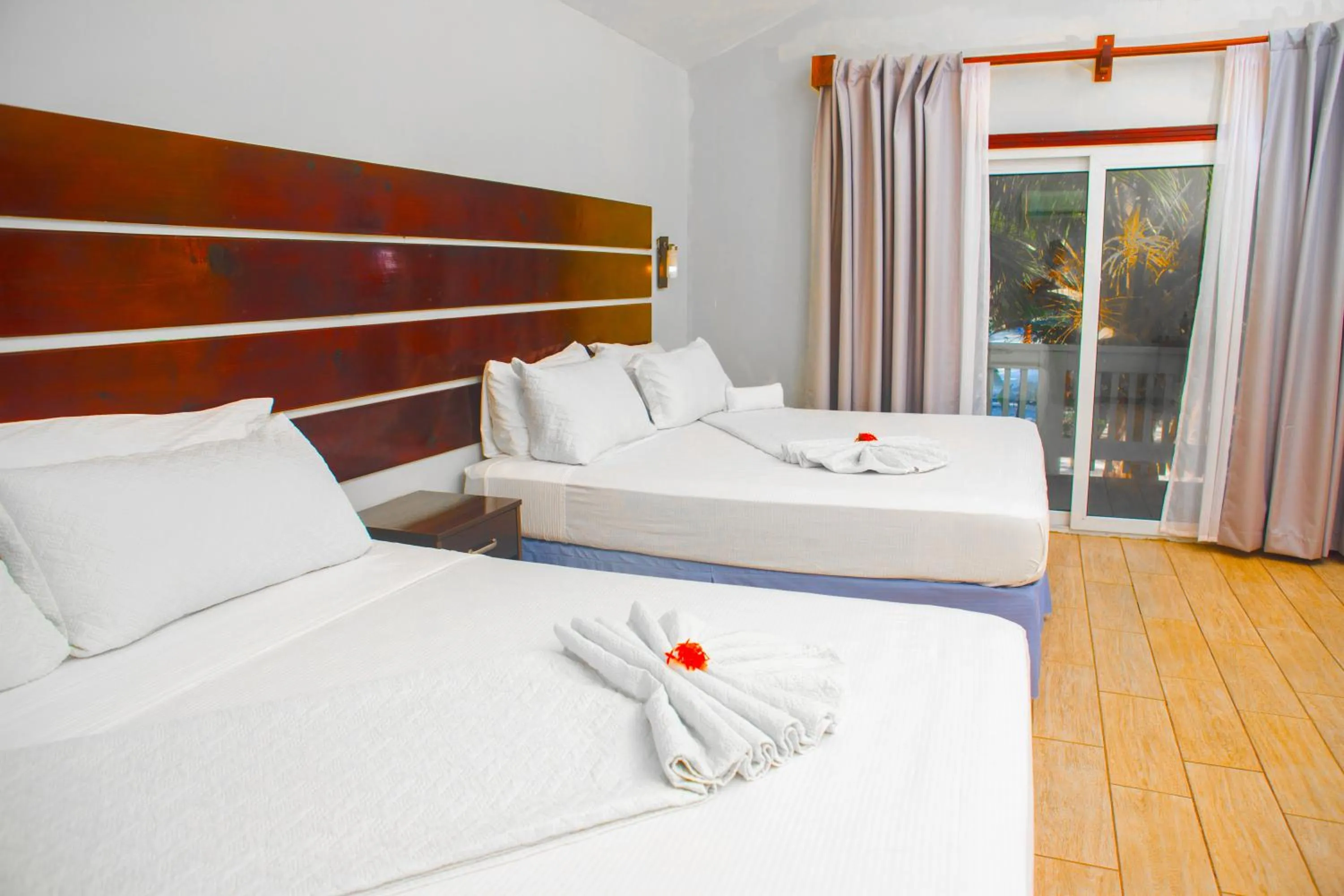 Bed in Fantasy Island Beach Resort and Marina - All Inclusive