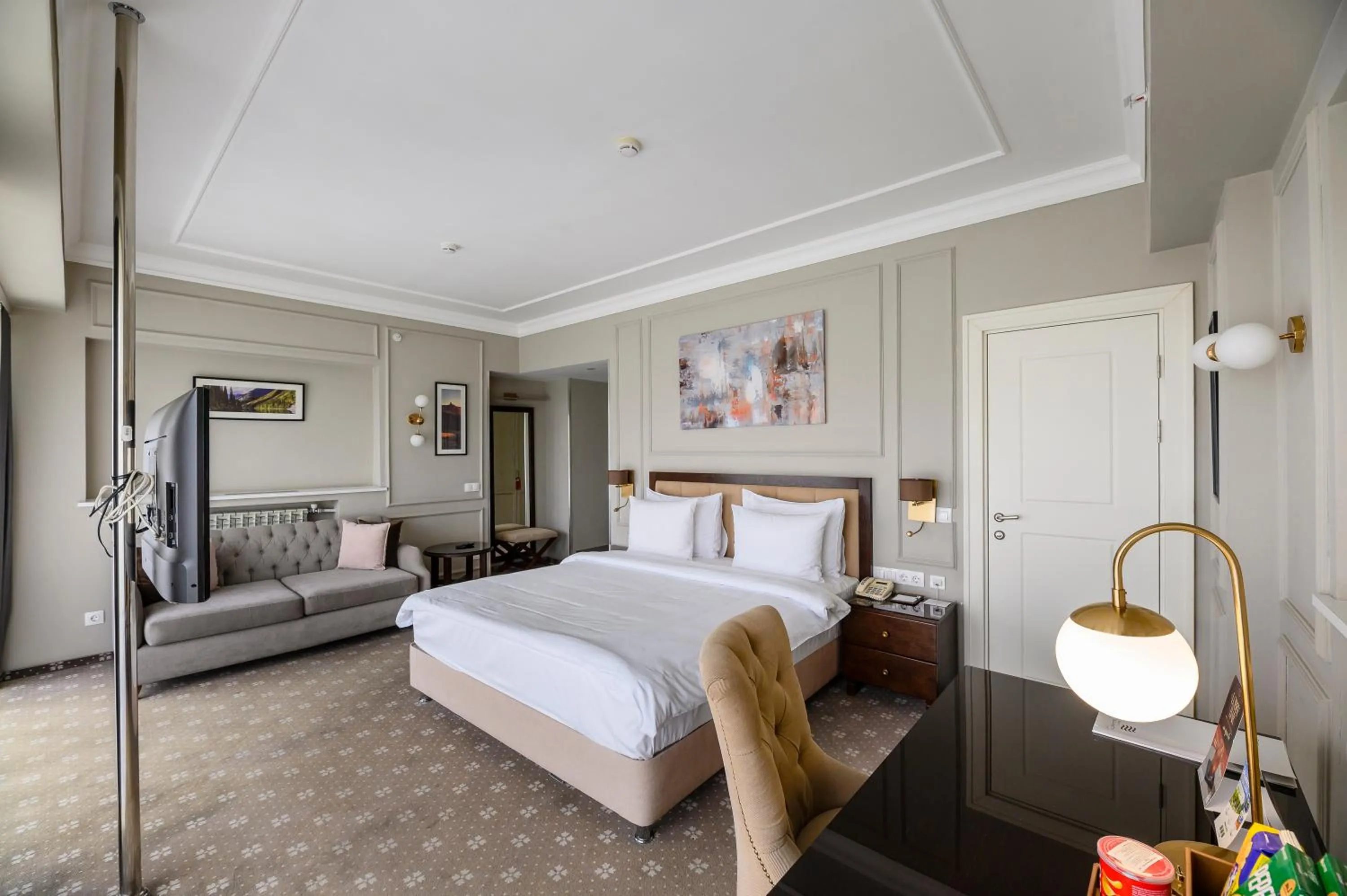 Photo of the whole room, Bed in Almaty Hotel