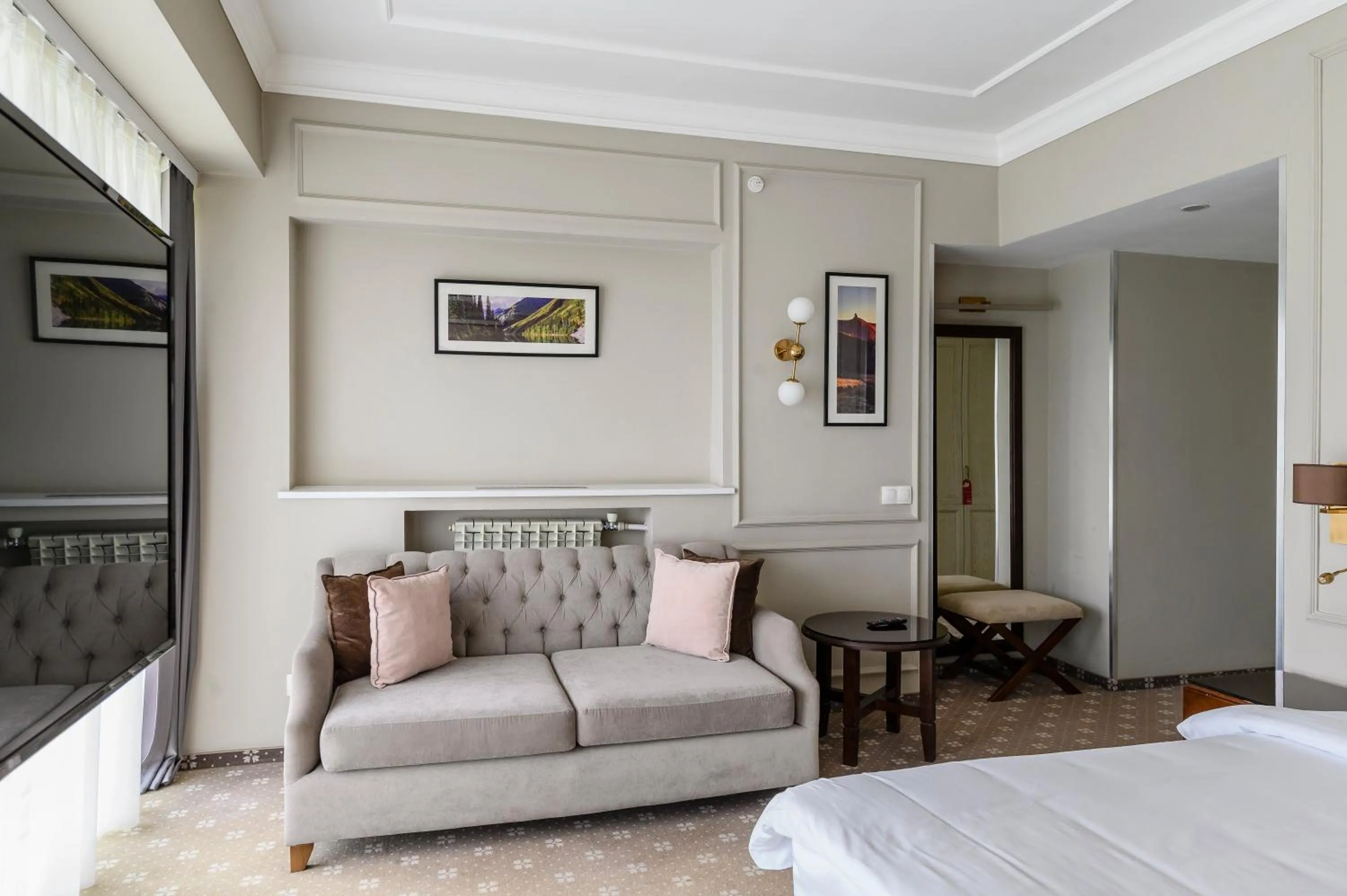 Photo of the whole room, Bed in Almaty Hotel