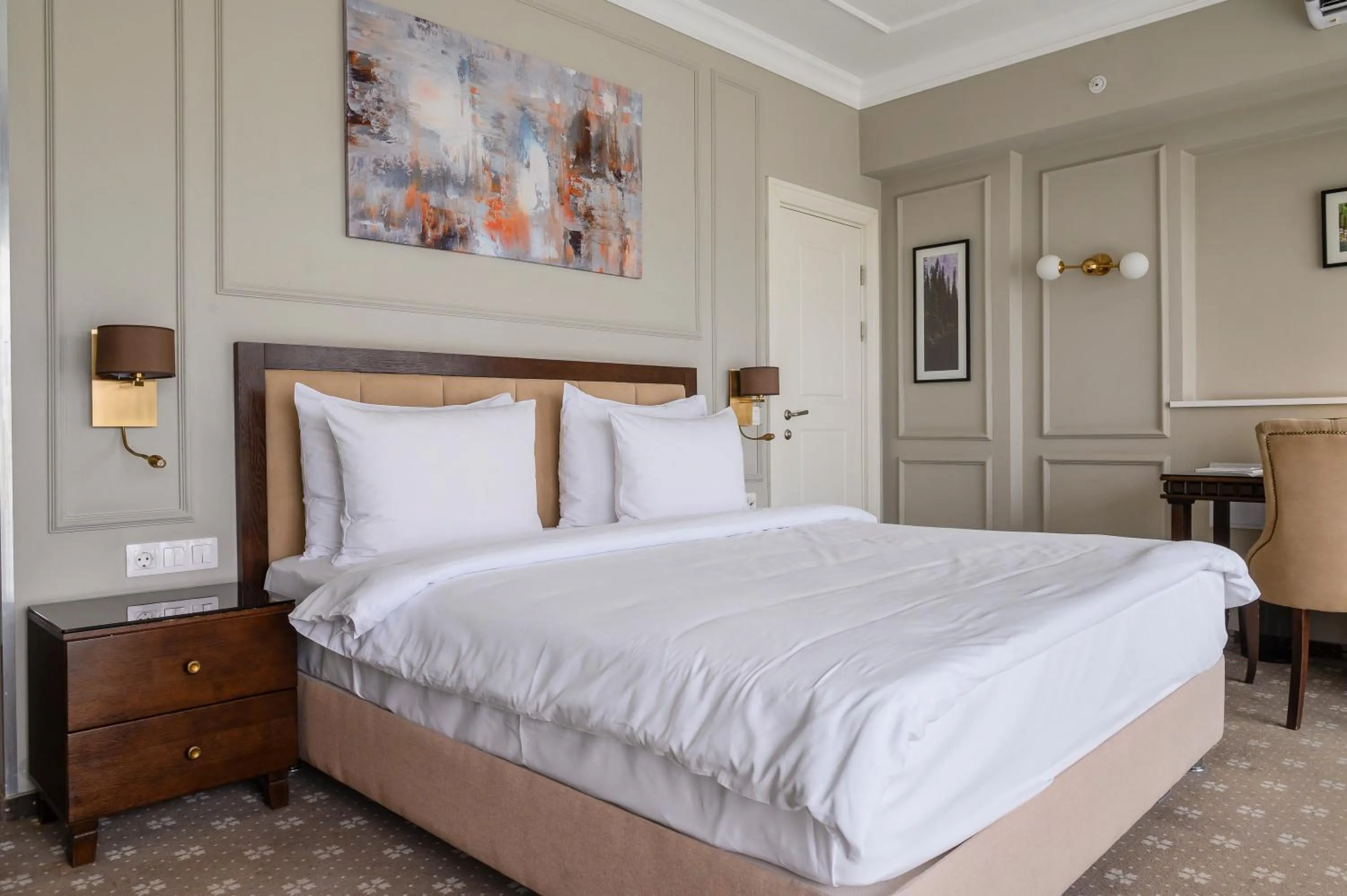 Bedroom, Bed in Almaty Hotel