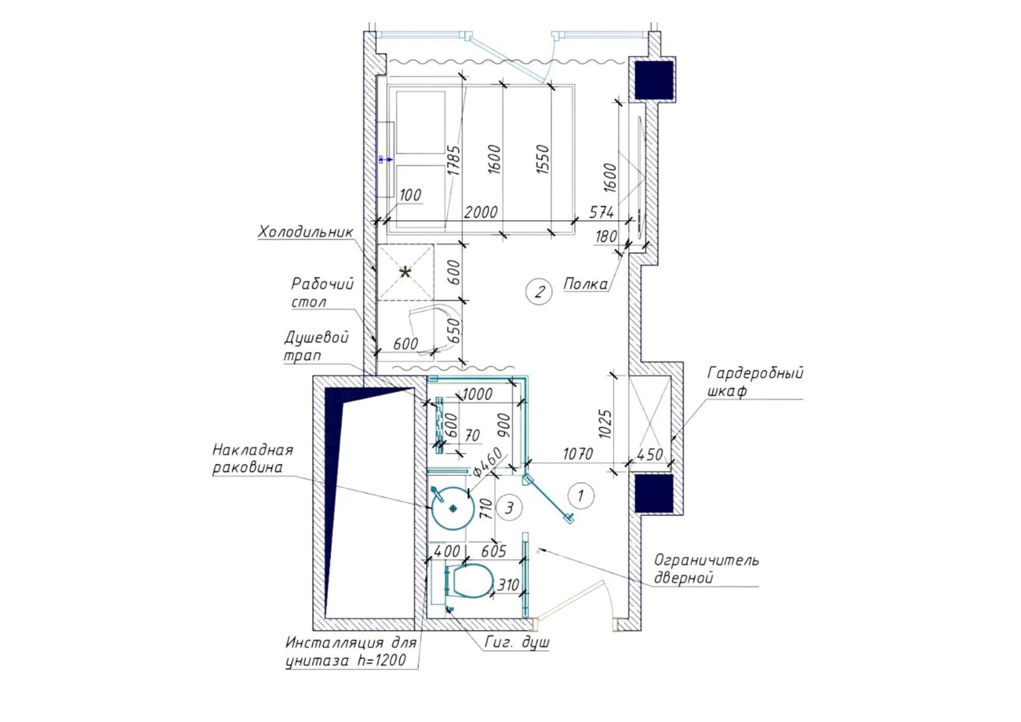 Decorative detail in Almaty Hotel
