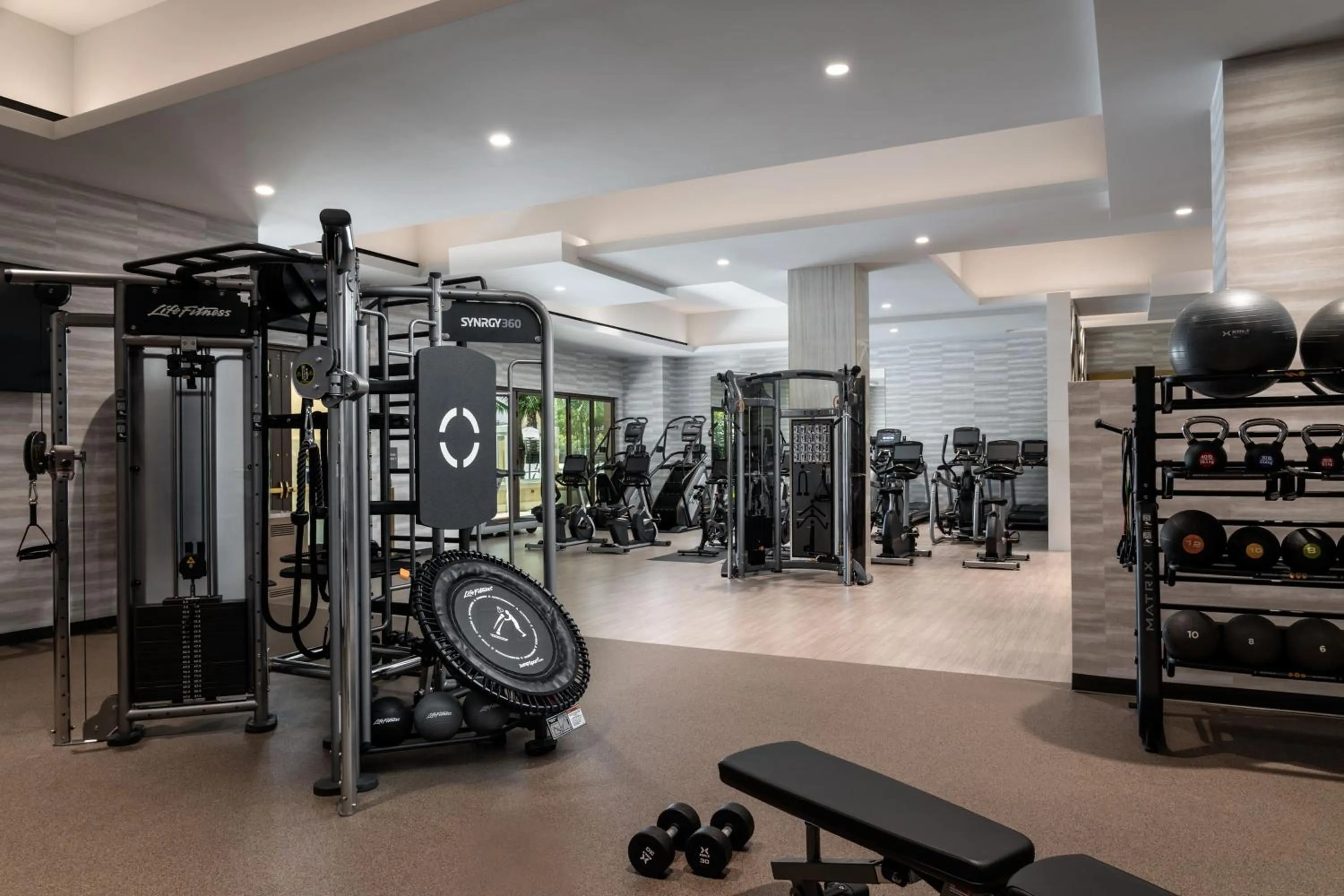 Fitness centre/facilities in The Westin Anaheim Resort