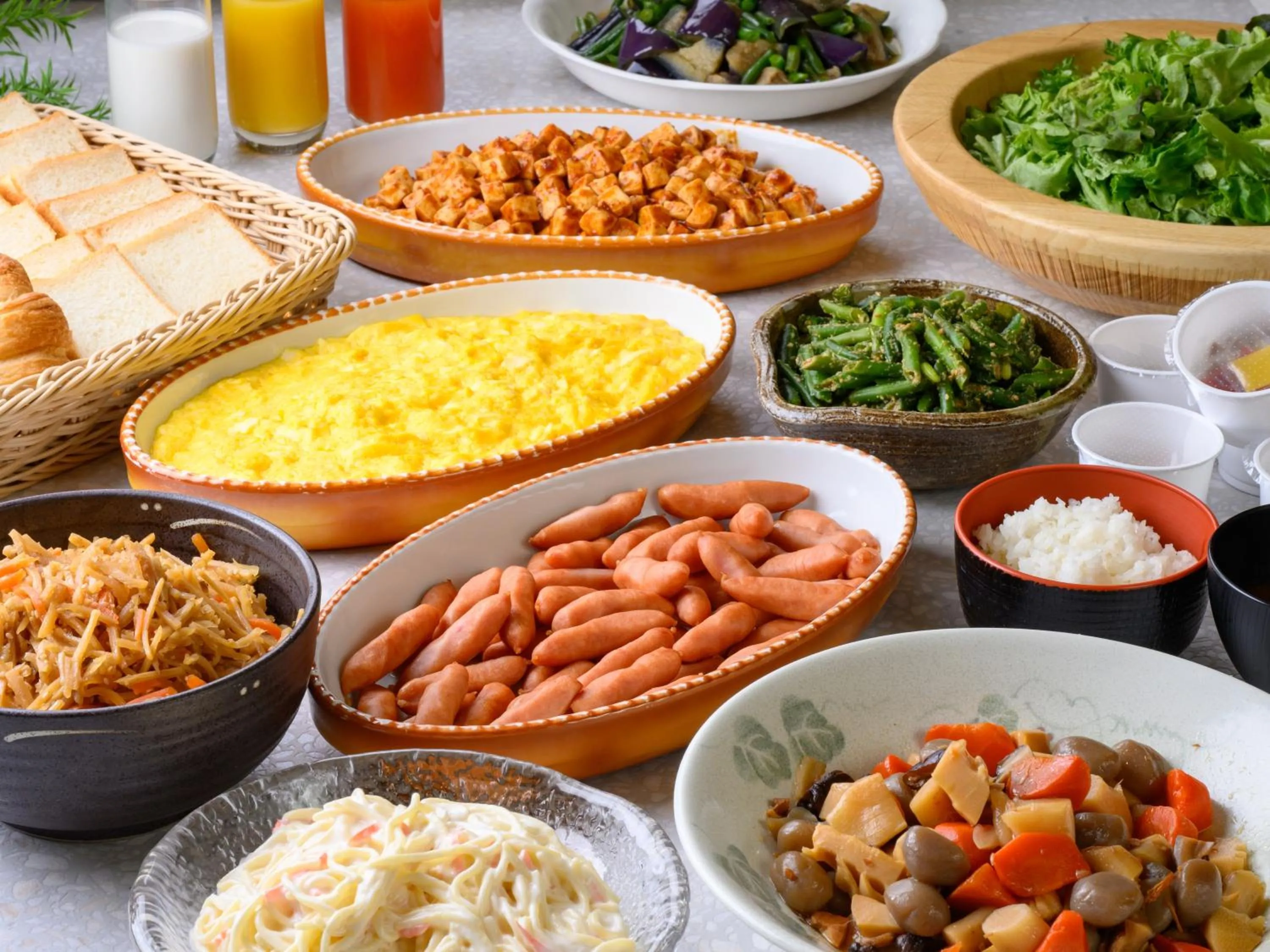 Breakfast in Hotel Econo Tsu Station