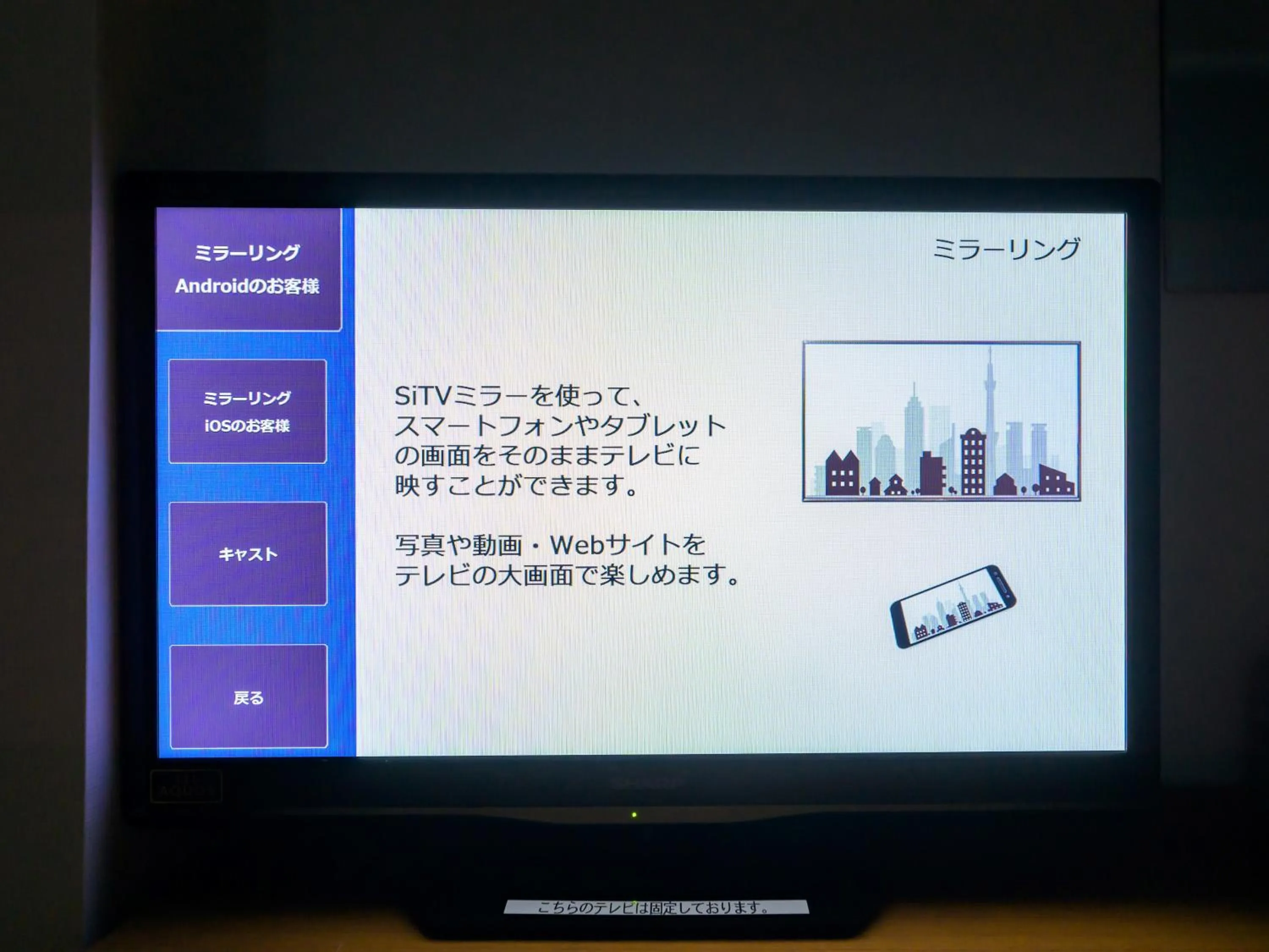 TV and multimedia in Hotel Econo Tsu Station