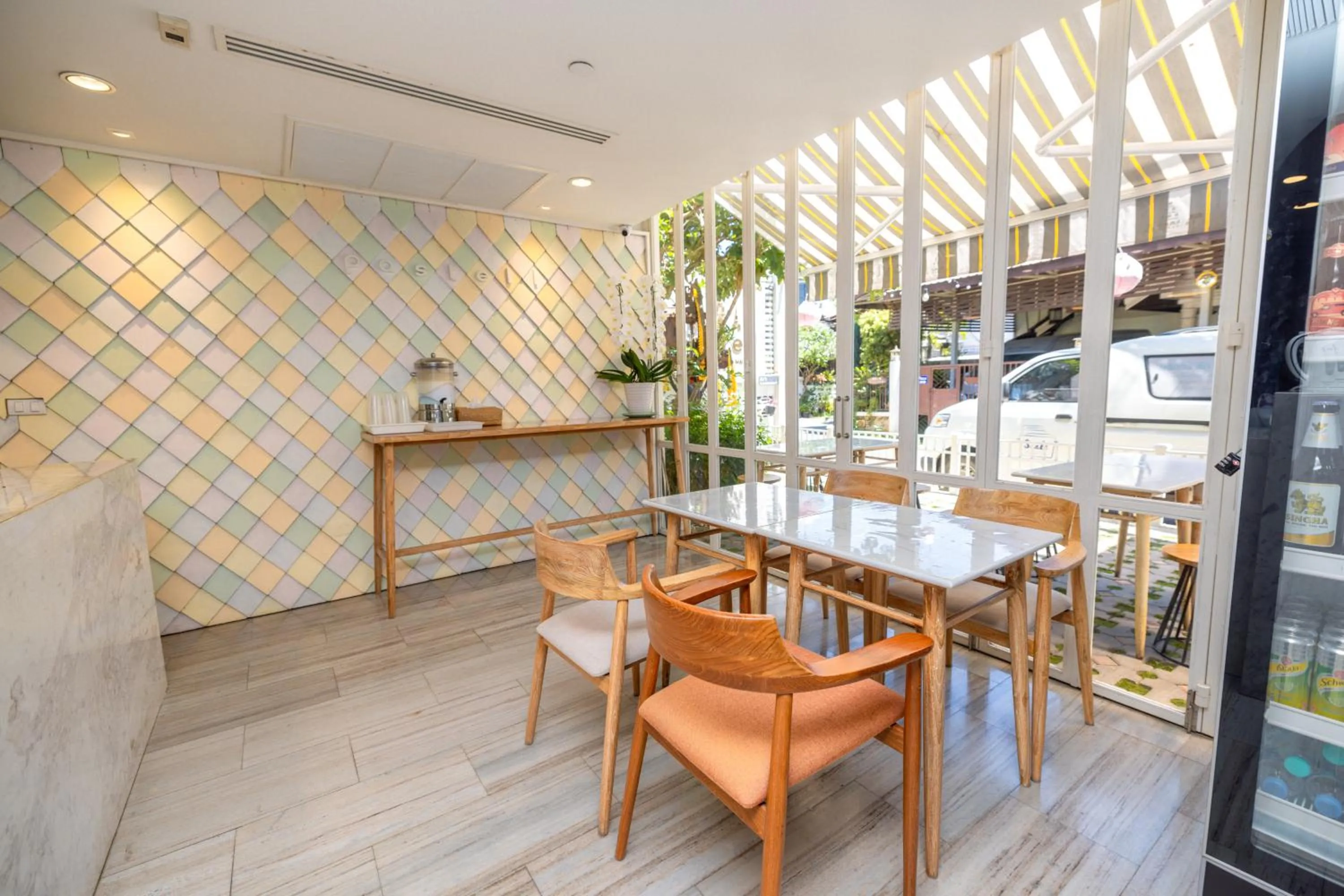 Seating area in Pastell Oldtown Chiang Mai