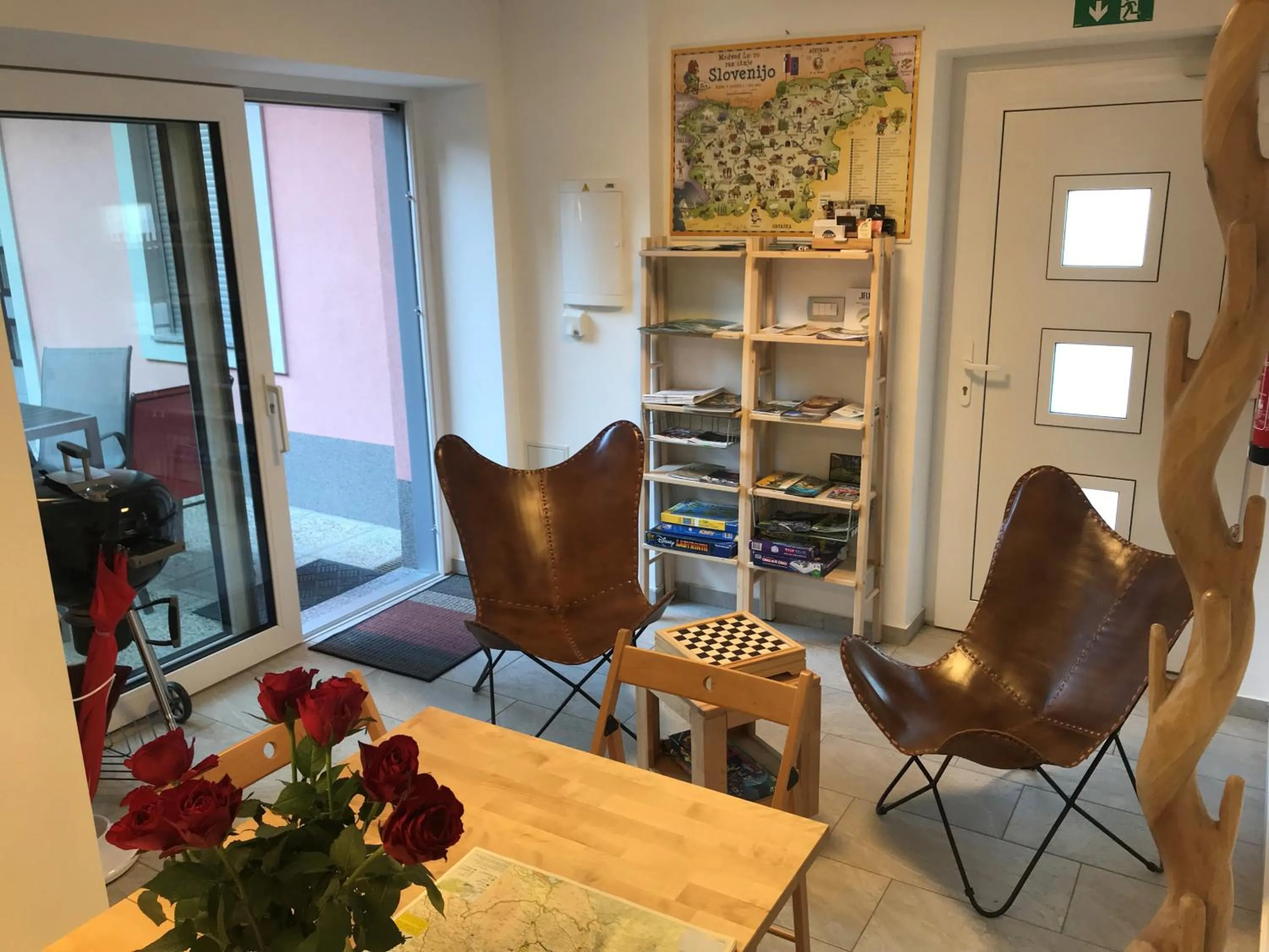 Lobby or reception in Vila Burbonka