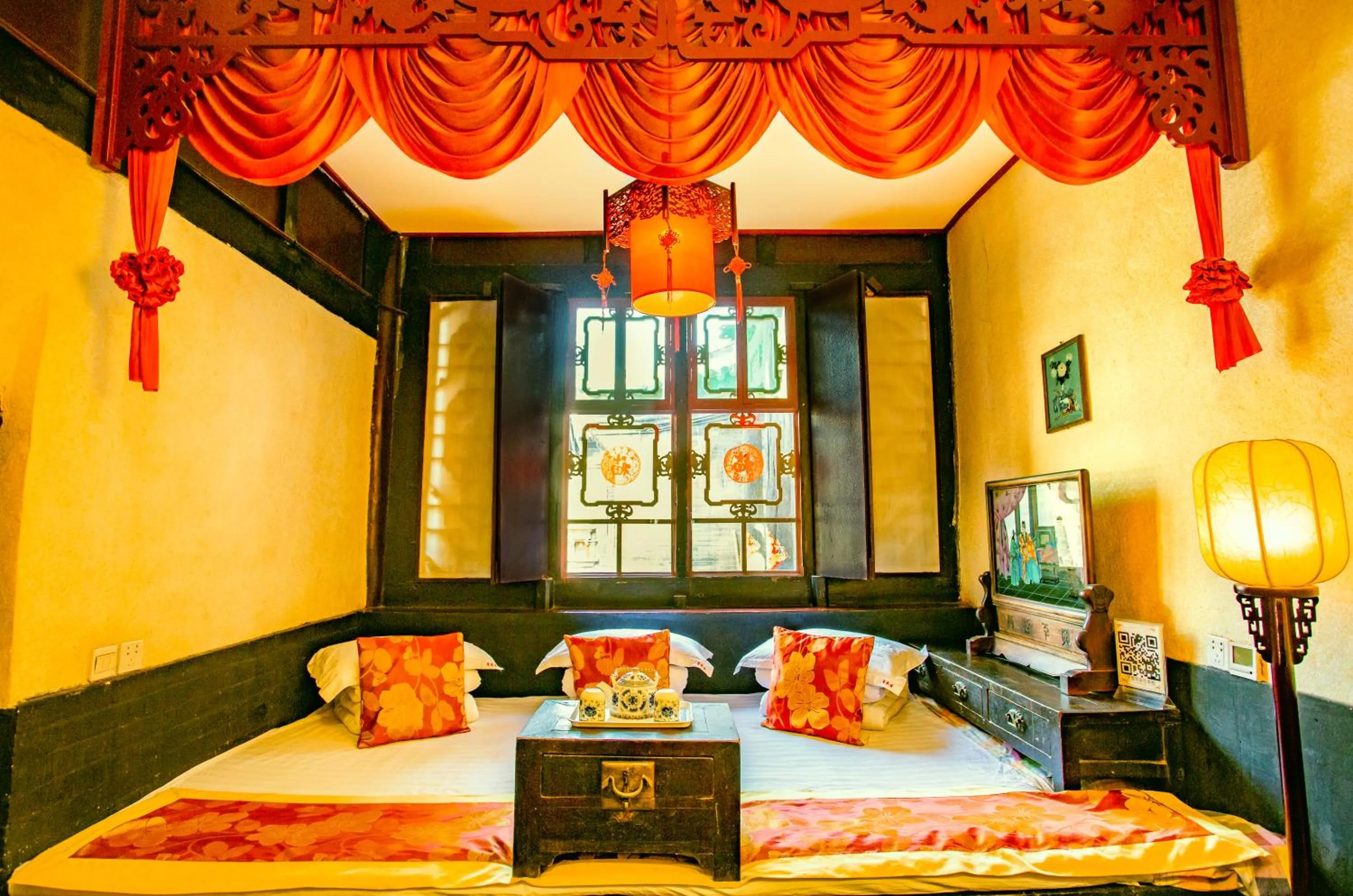 Bedroom, Bed in Pingyao Ji Family Courtyard Inn