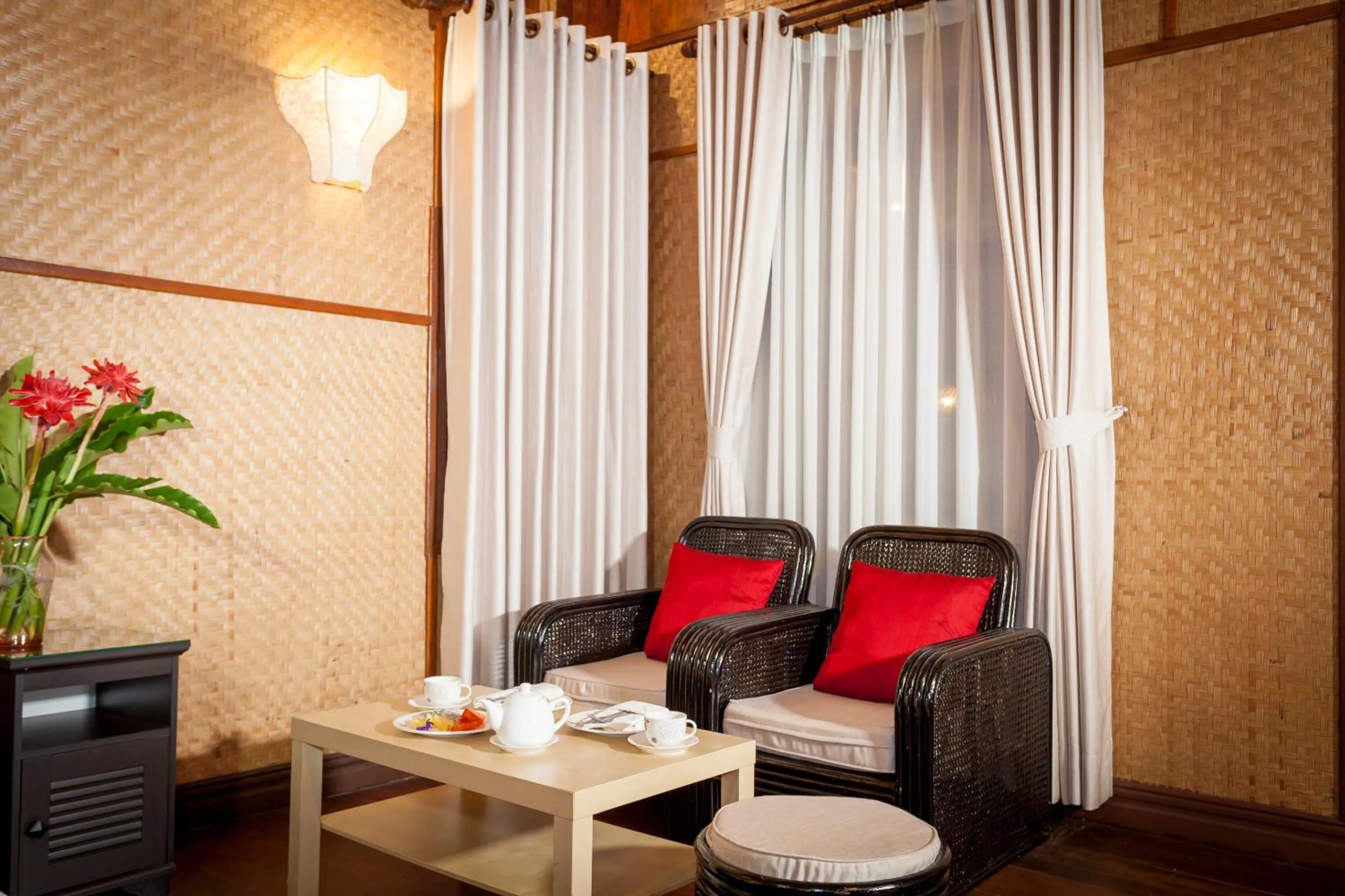 Living room in Chandara Boutique Hotel