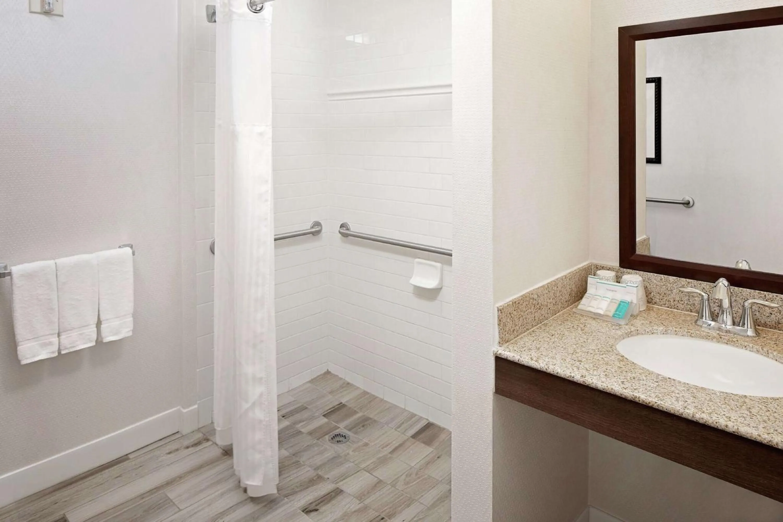 Bathroom in Hilton Garden Inn Tampa Ybor Historic District