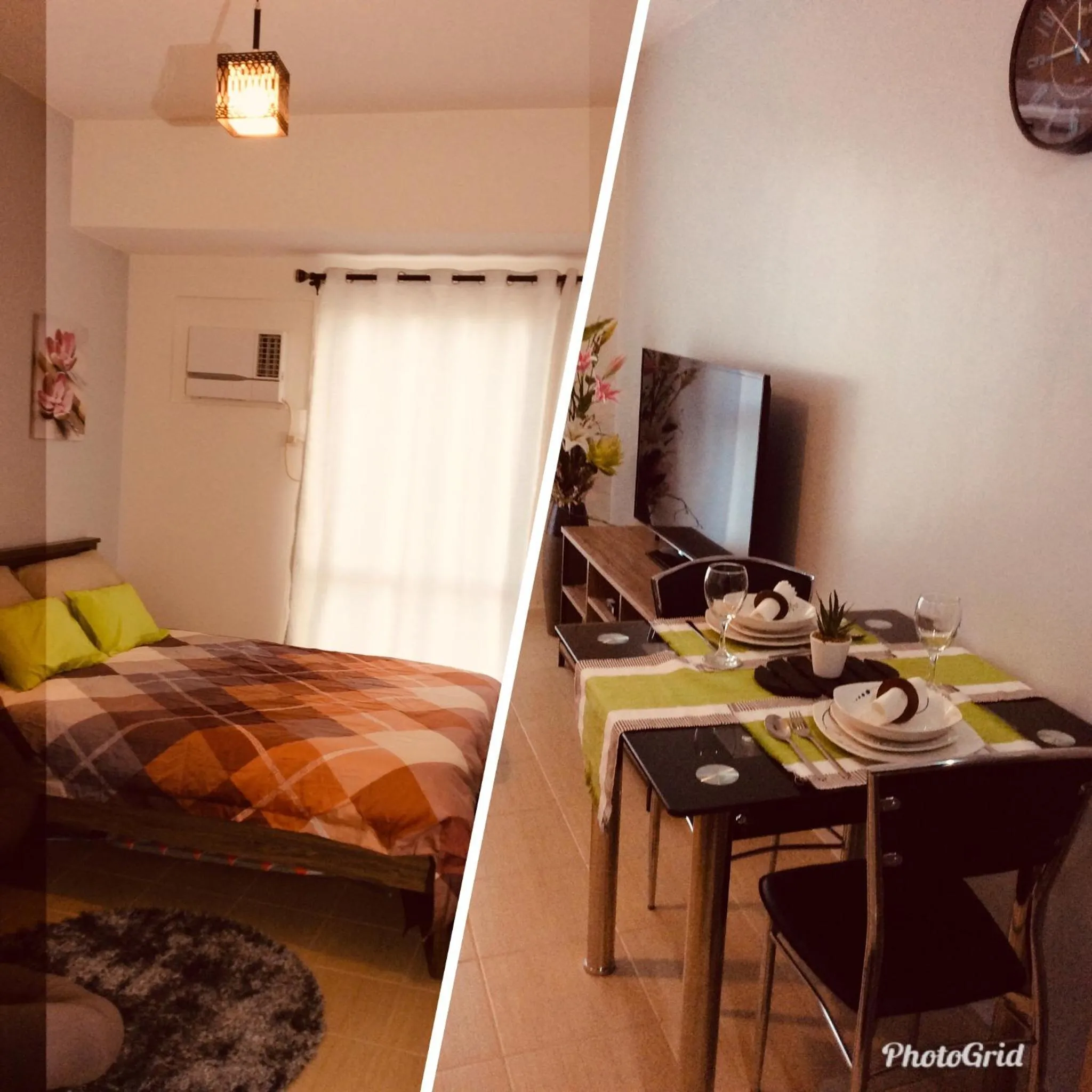 Photo of the whole room, Bed in Studio Fully Furnished
