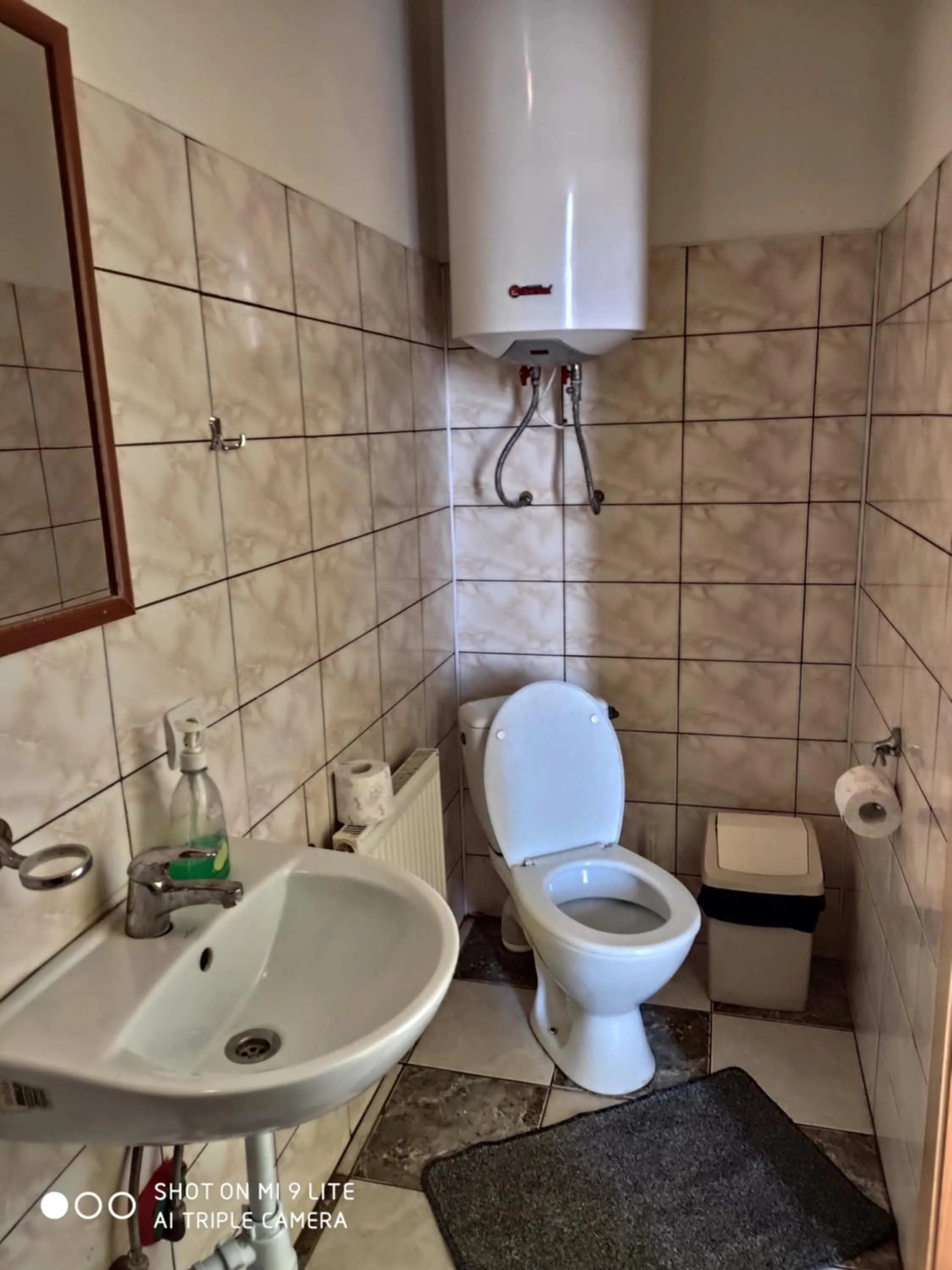 Toilet in Hotel Ludza