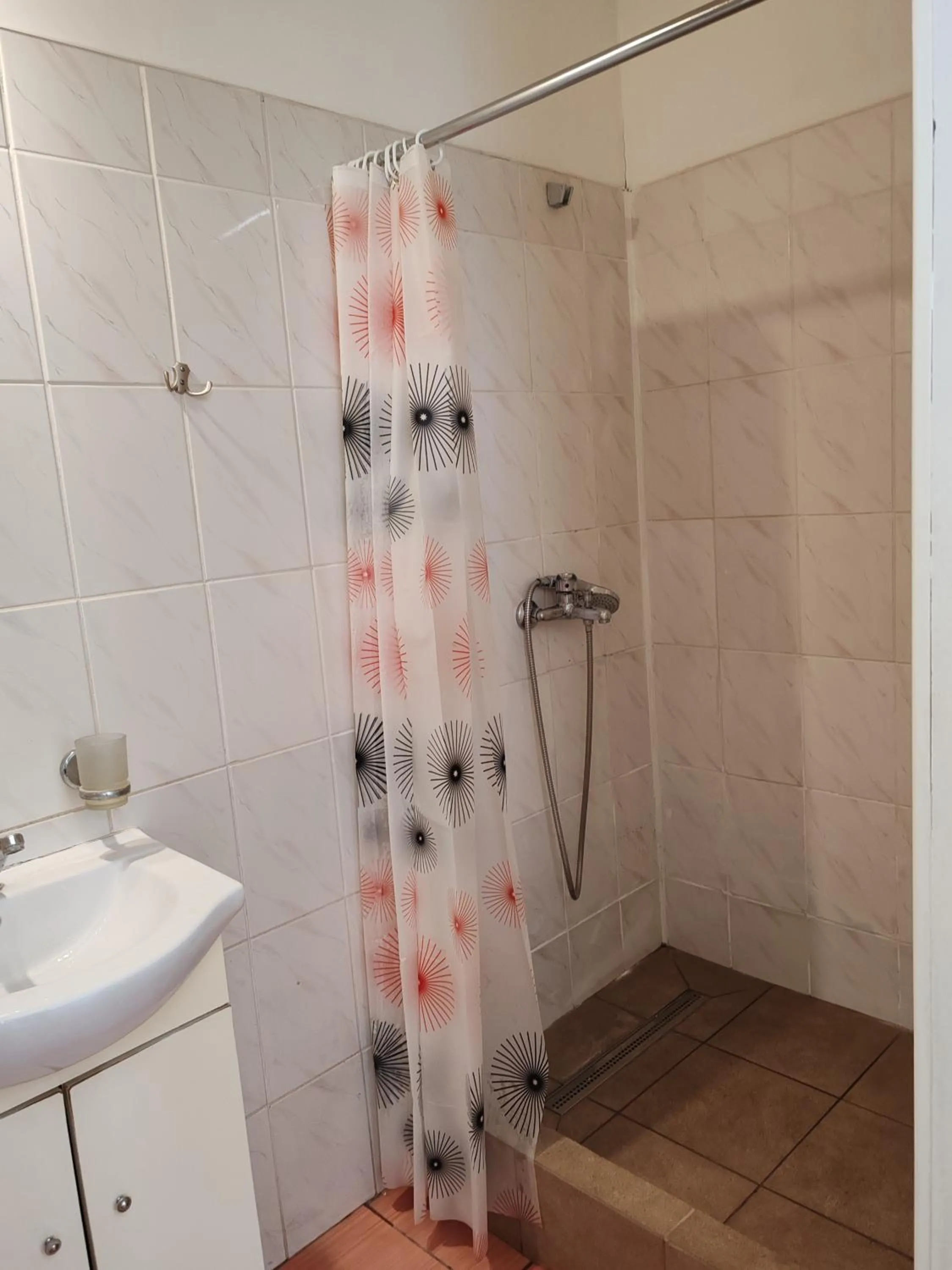 Shower in Hotel Ludza