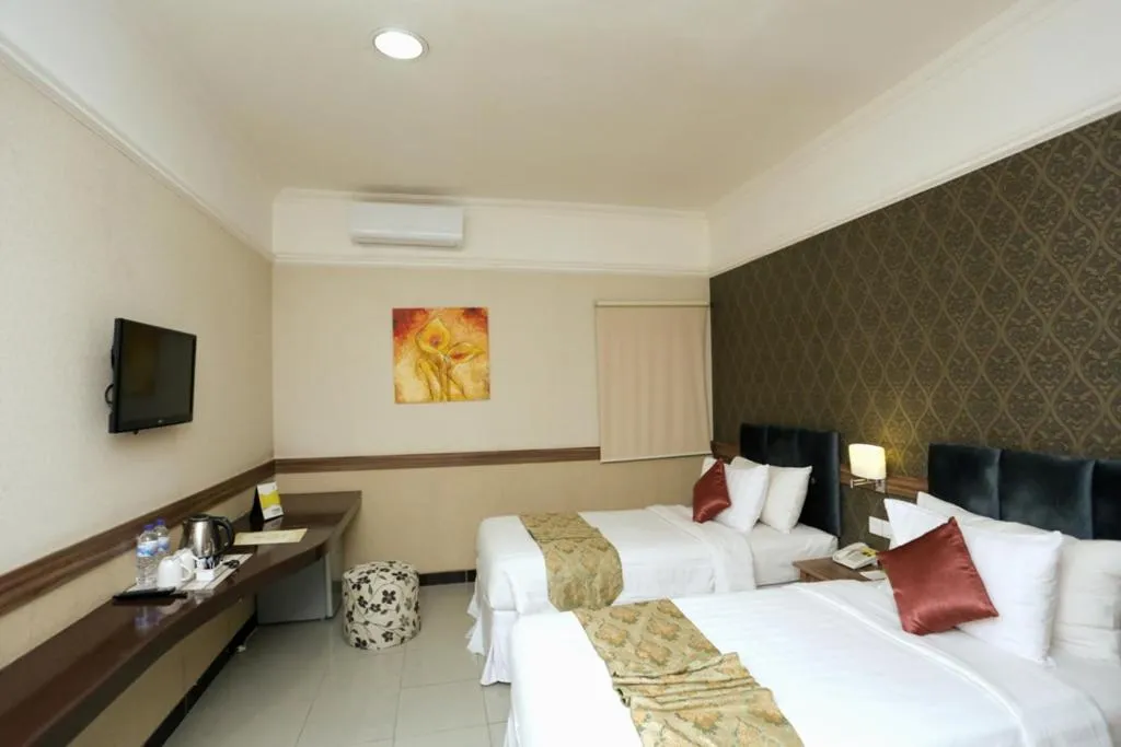 Bed in Amarelo Hotel Solo