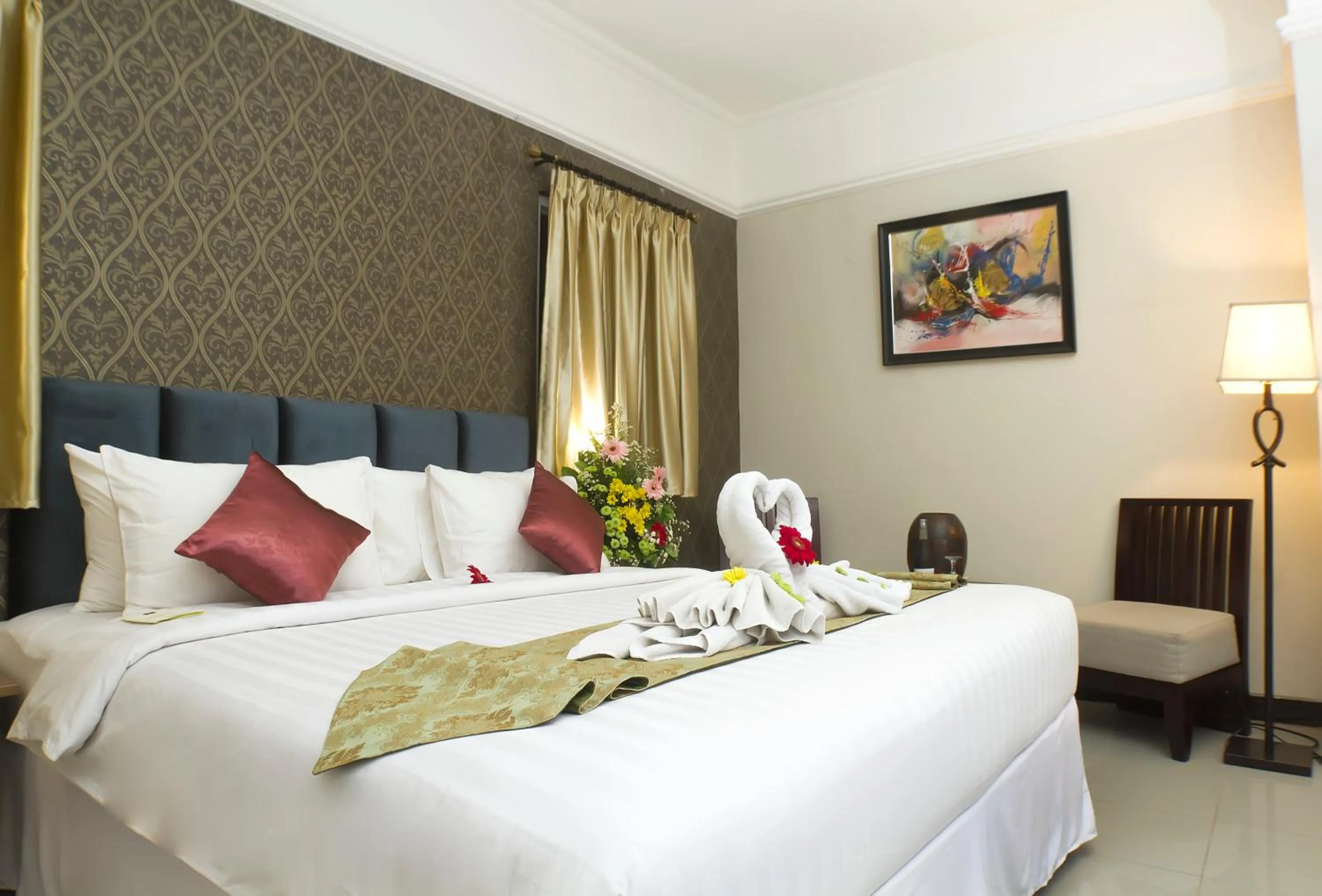 Photo of the whole room, Bed in Amarelo Hotel Solo
