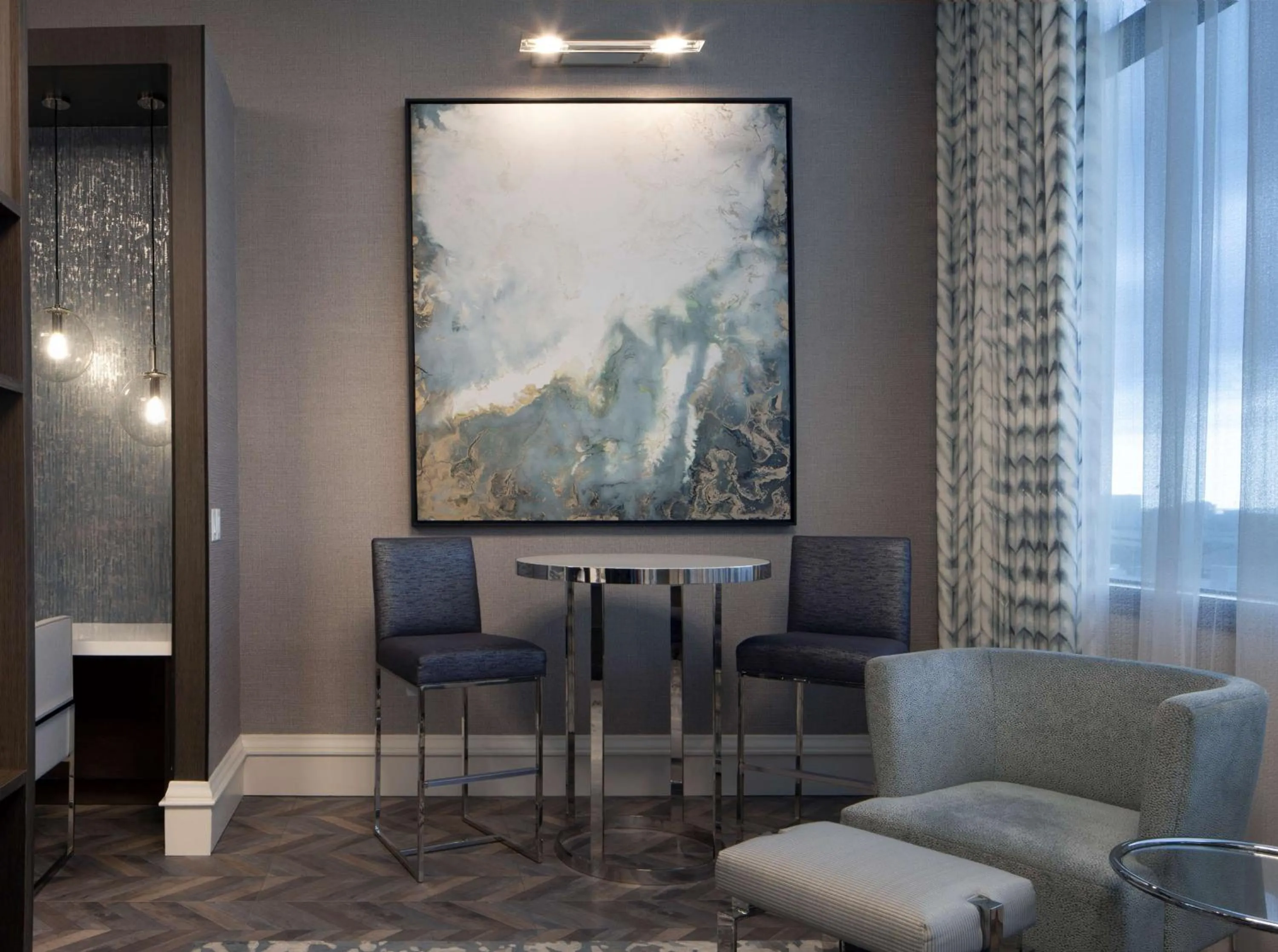 Living room in Hilton Tampa Airport Westshore