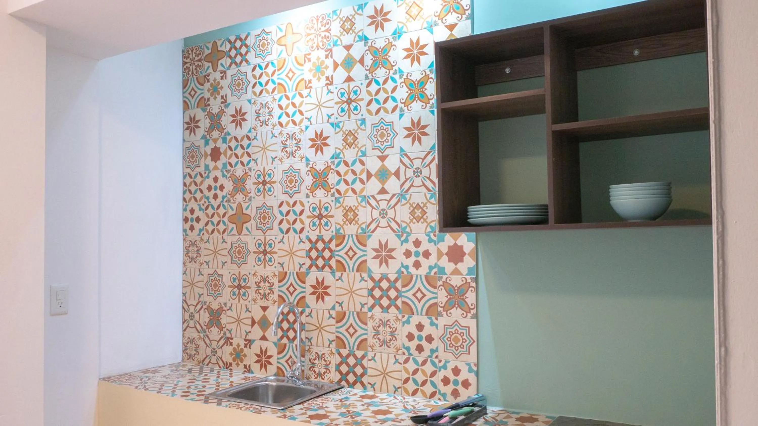 Communal kitchen in Boutique Hotel in Quito Hotel Casona 1914