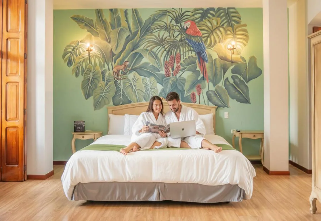 Bed in Boutique Hotel in Quito Hotel Casona 1914