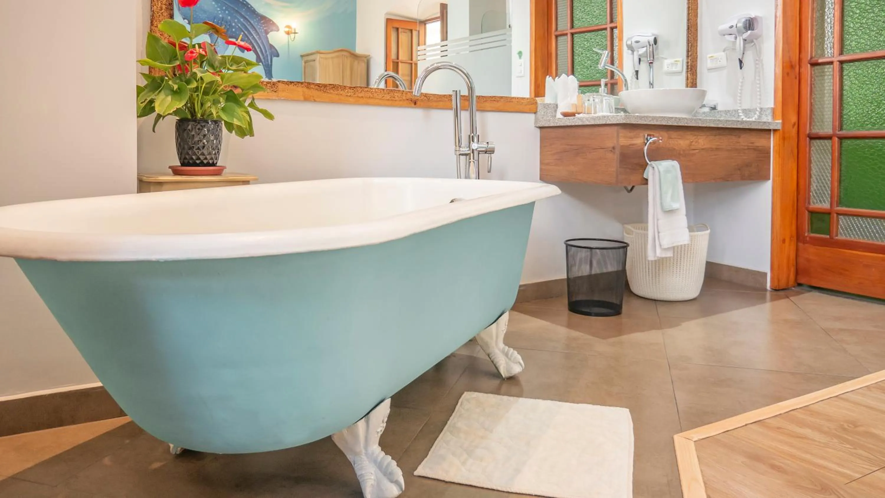 Bath in Boutique Hotel in Quito Hotel Casona 1914